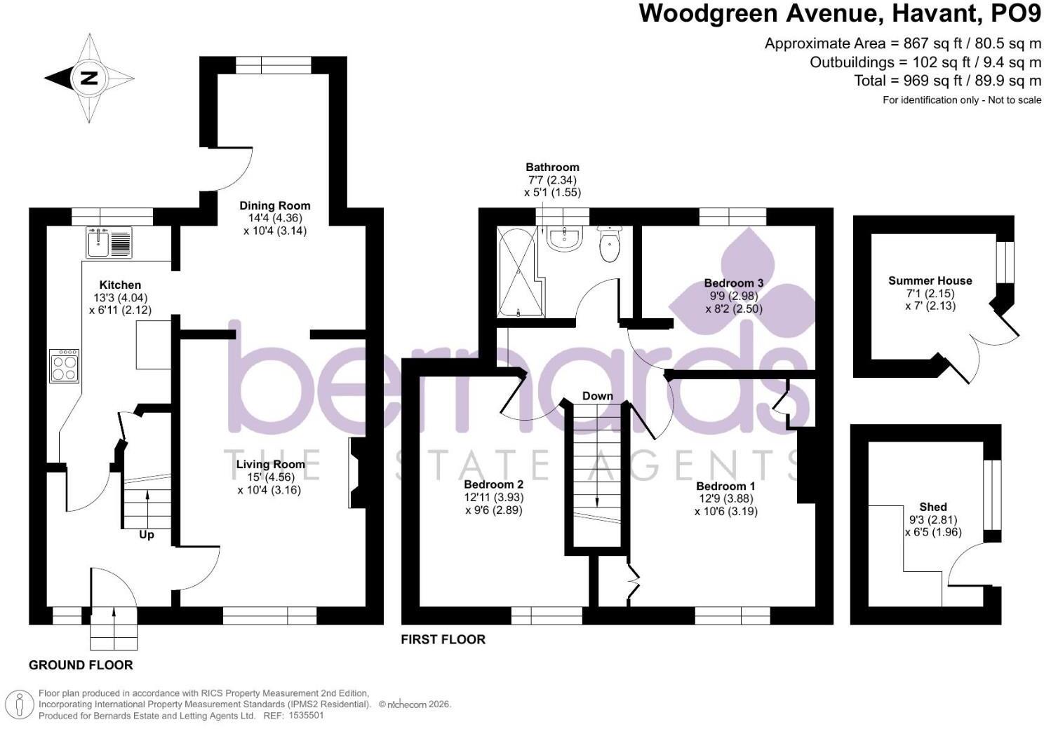 Woodgreen Avenue, Havant floorplan