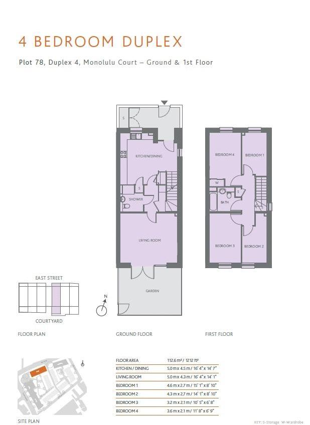Monolulu Court, Harvard Gardens, Elephant And Castle SE17  floorplan