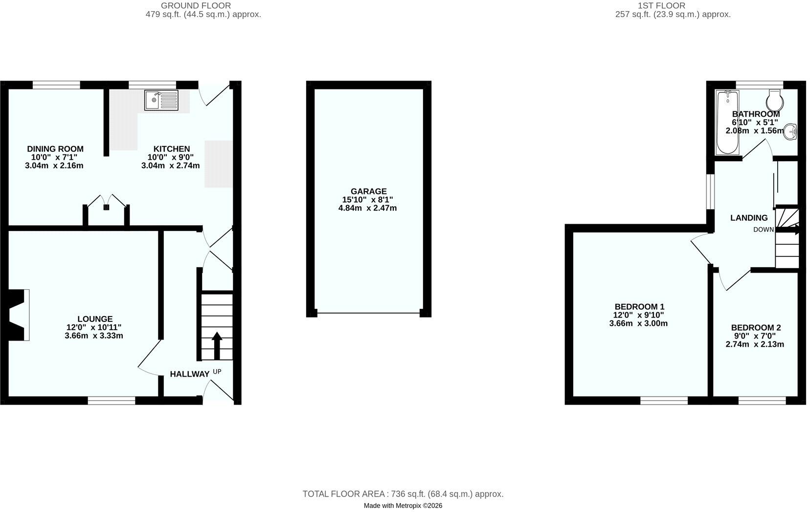 Carnarthen Street, Camborne, Cornwall floorplan
