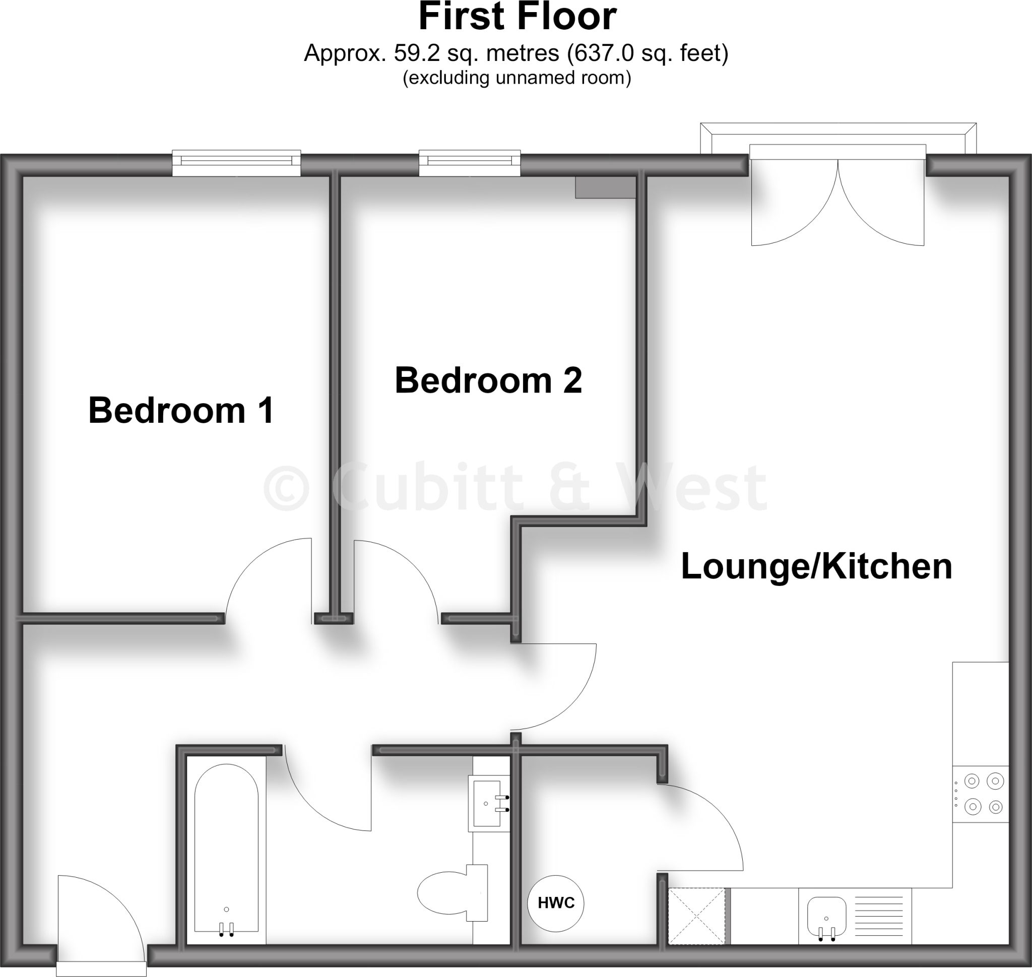 Victoria Road, Horley, Surrey floorplan