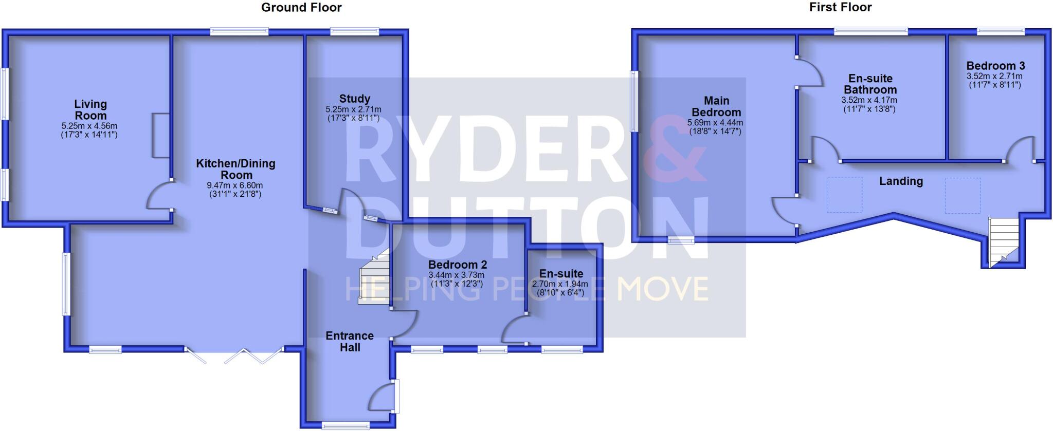 Ripponden, Sowerby Bridge, West Yorkshire, HX6 floorplan