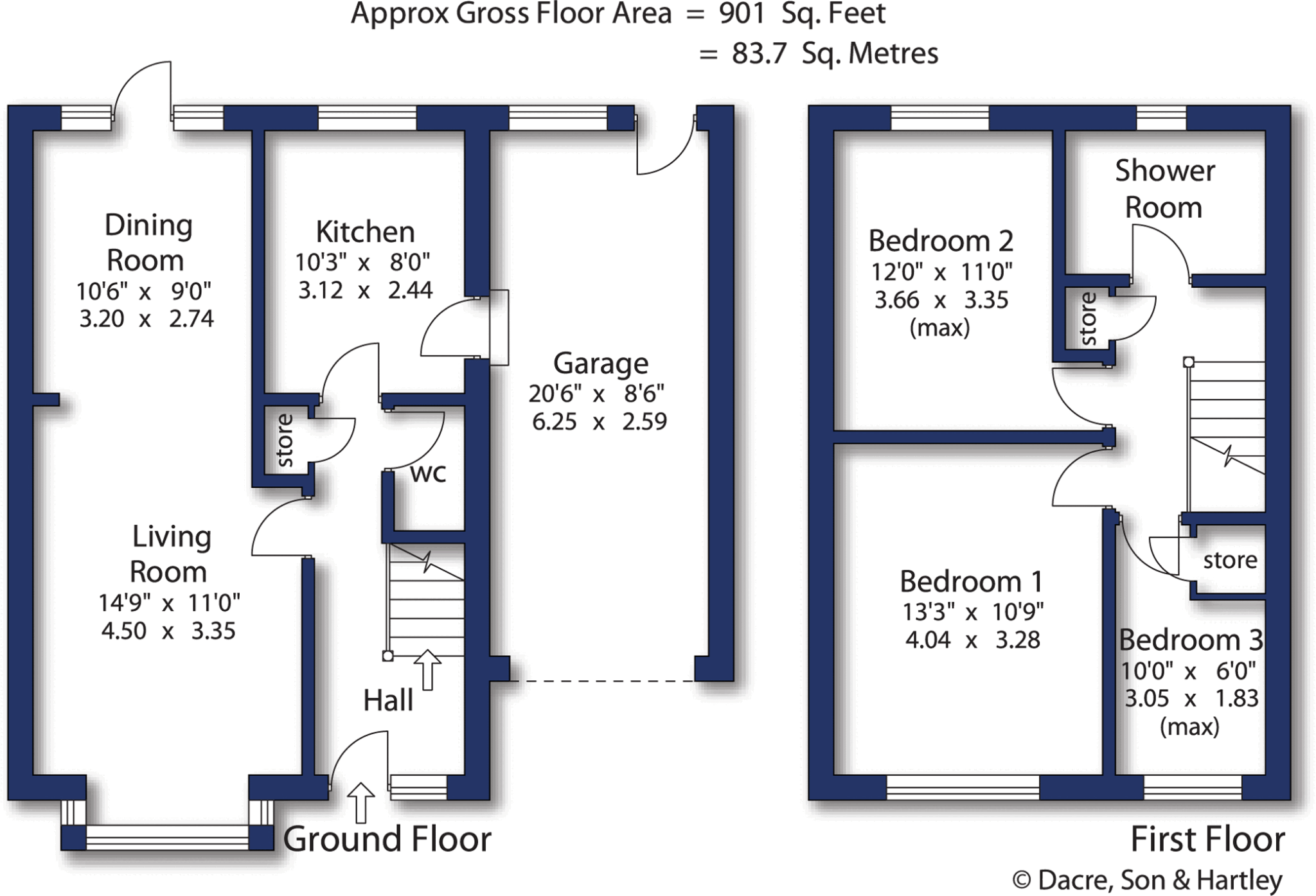 St. Helens Close, Leeds, West Yorkshire, LS16 floorplan