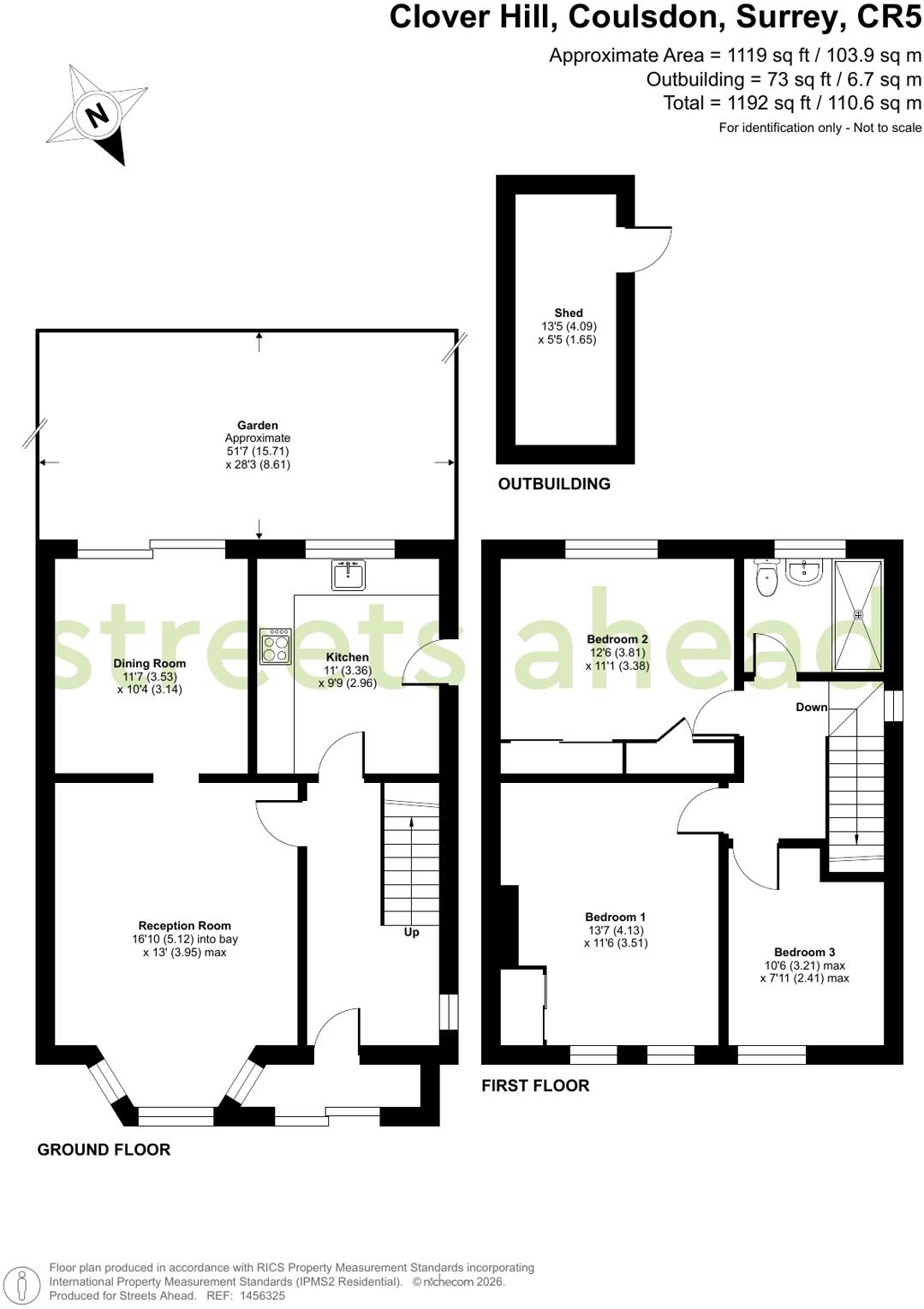Clover Hill, Coulsdon, Surrey, CR5 floorplan