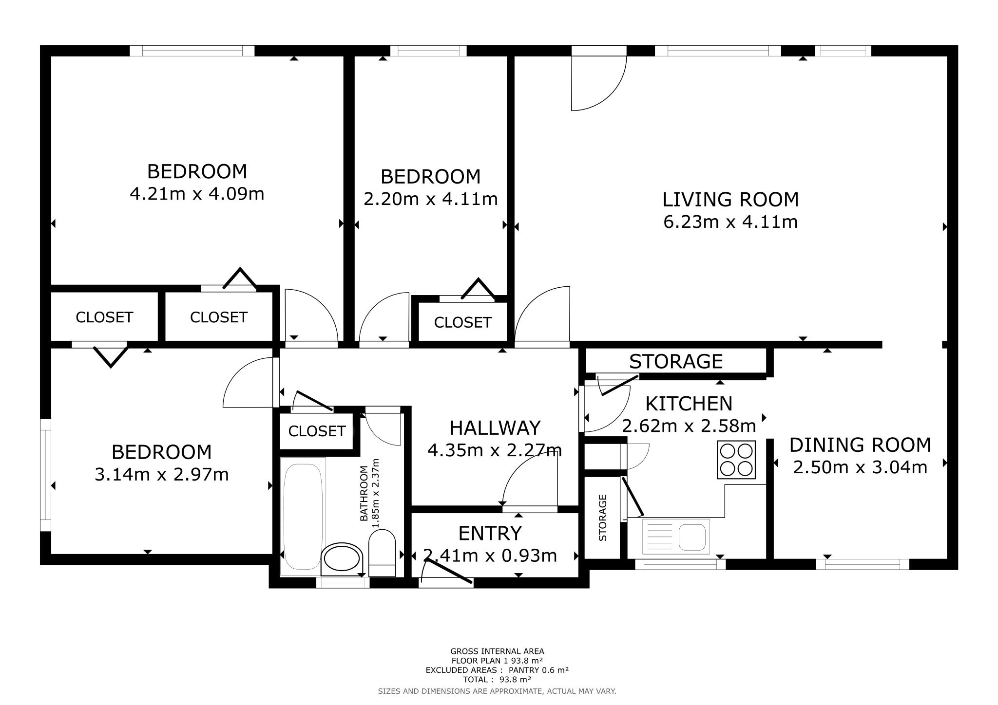 4 Ben Bhraggie Terrace, Golspie, Highland, KW10 6SU floorplan