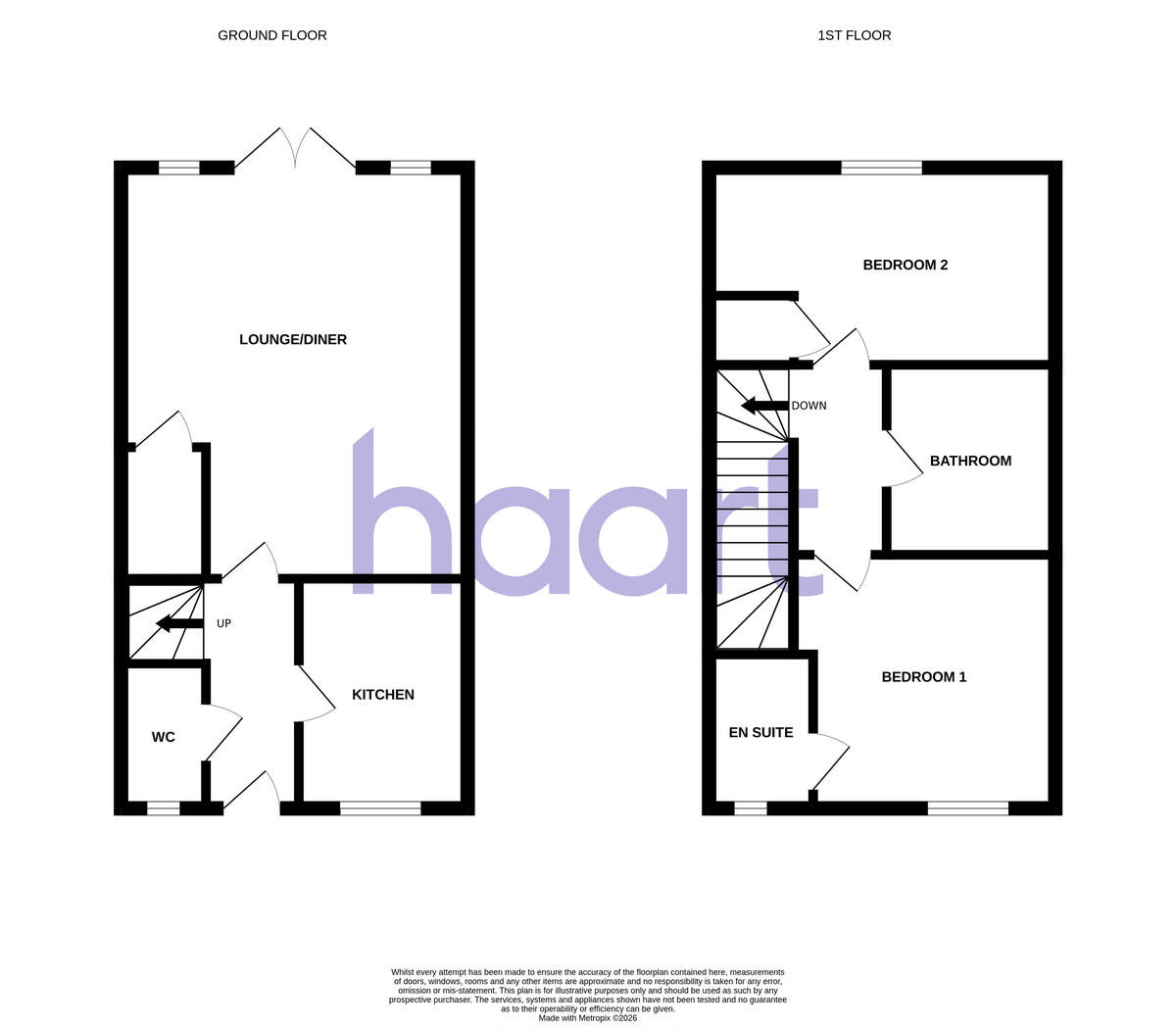 Turner Gardens, Witham floorplan