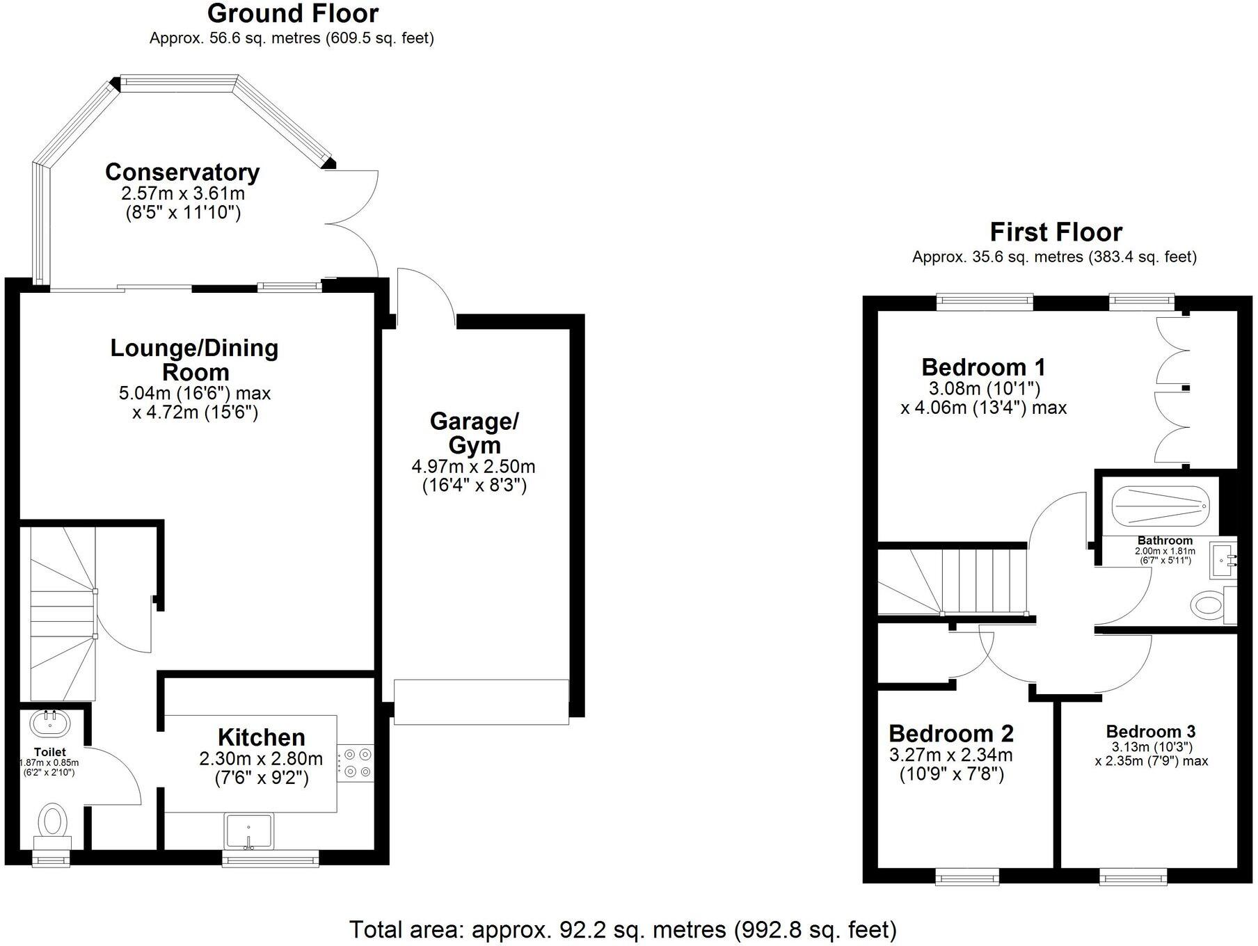 Walton Close, Fordham, CB7 floorplan