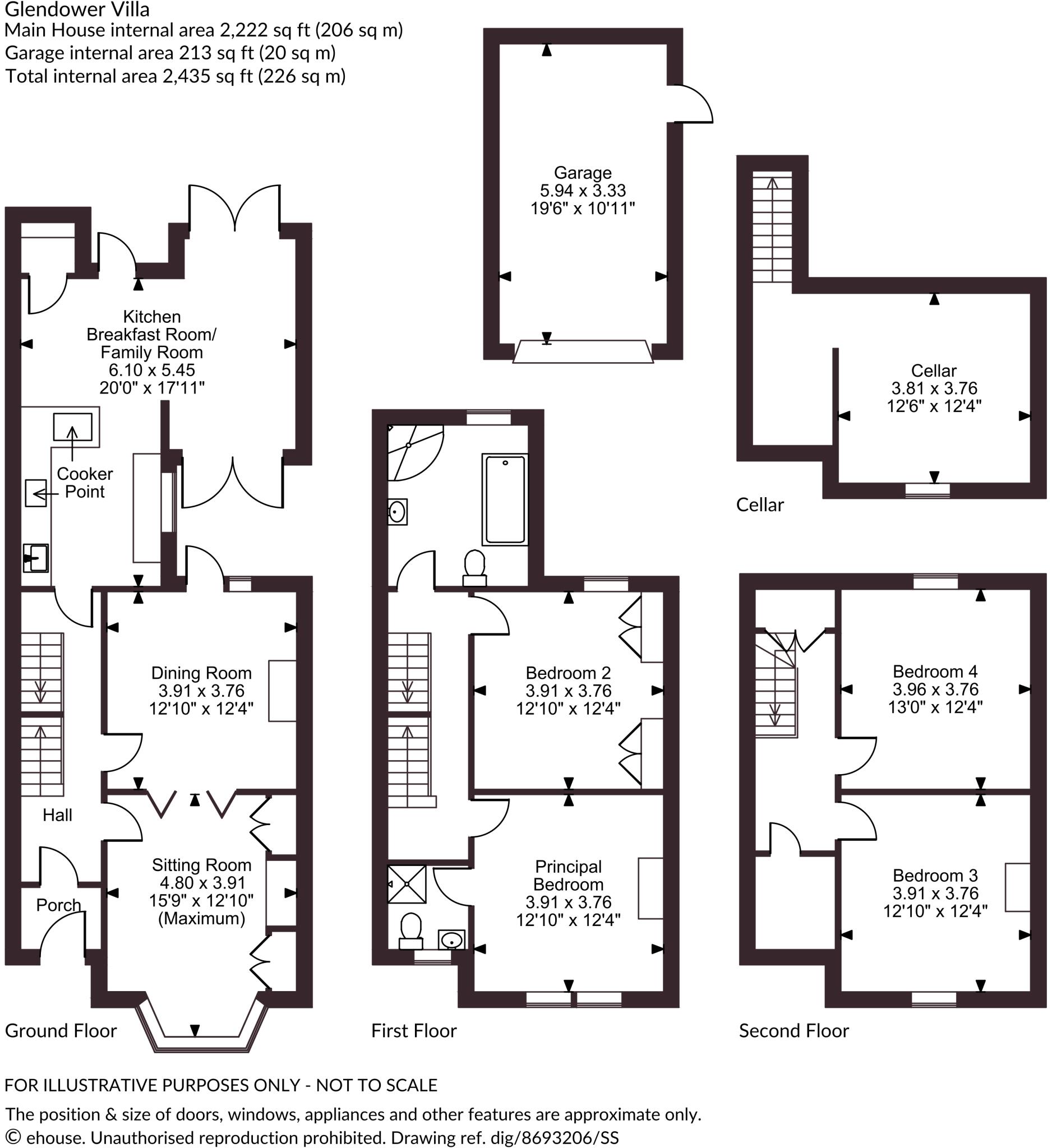 The Mount, Shrewsbury, Shropshire floorplan