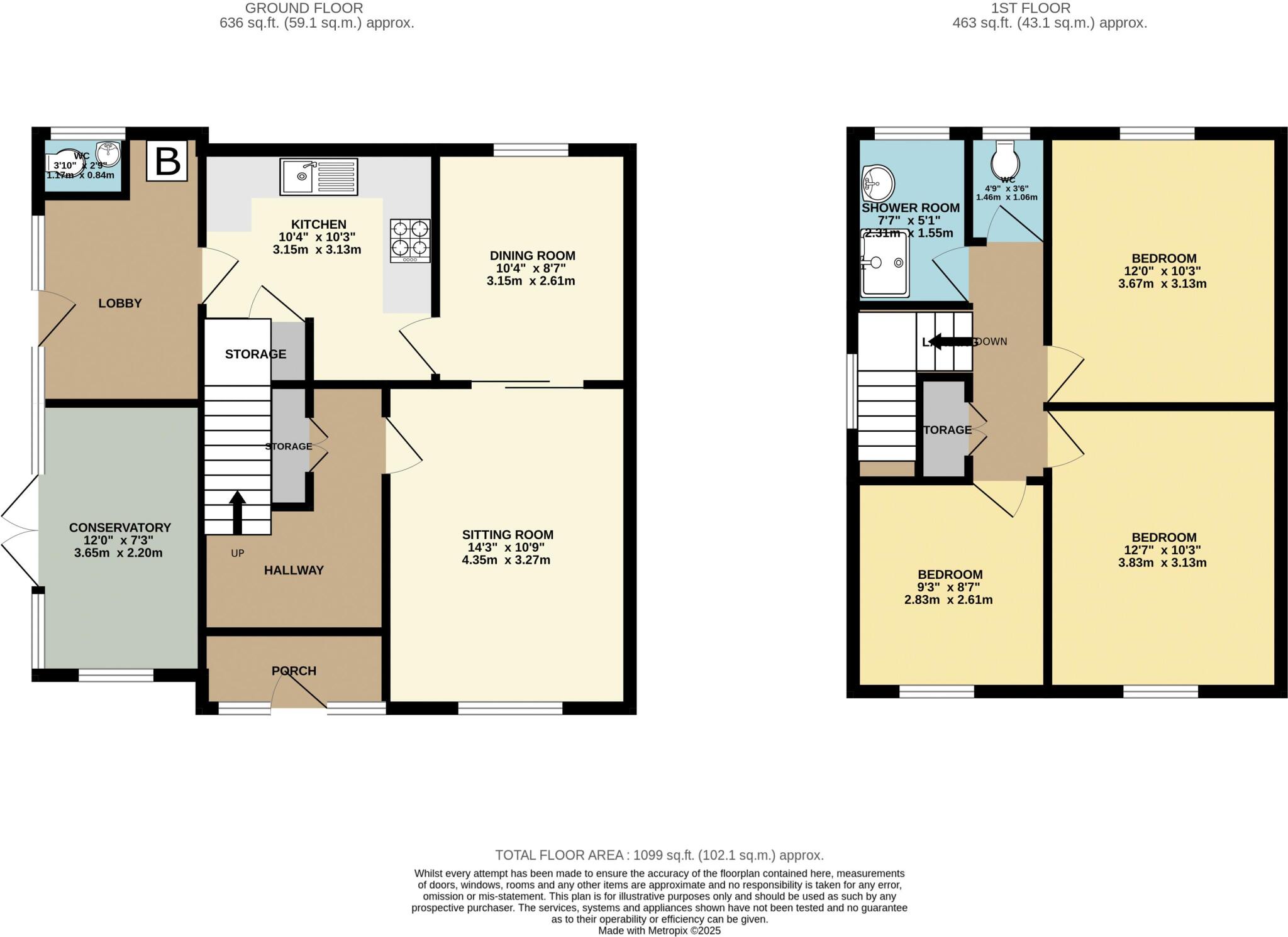 River View, Hereford floorplan