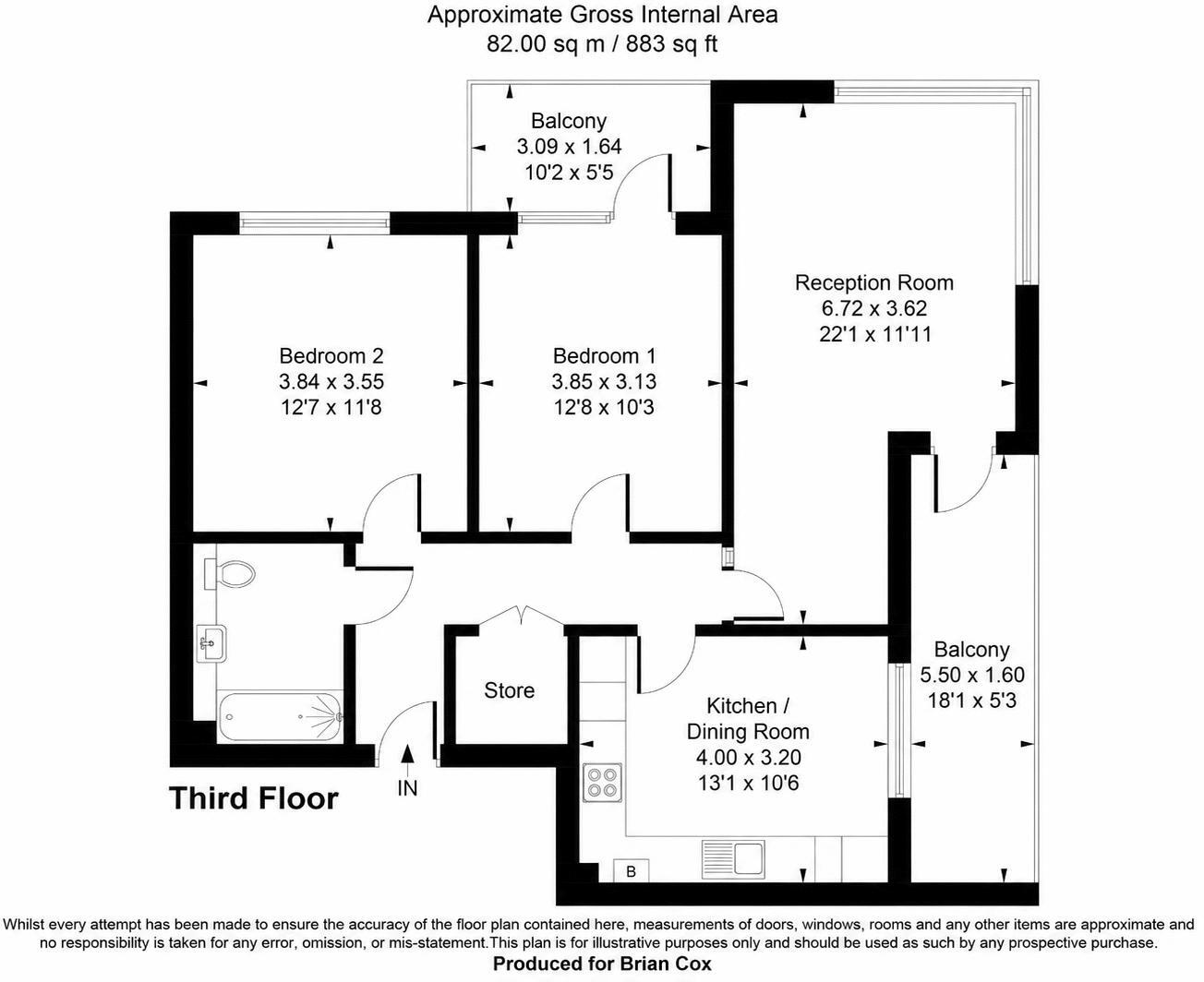 Eastcote Lane, Northolt floorplan