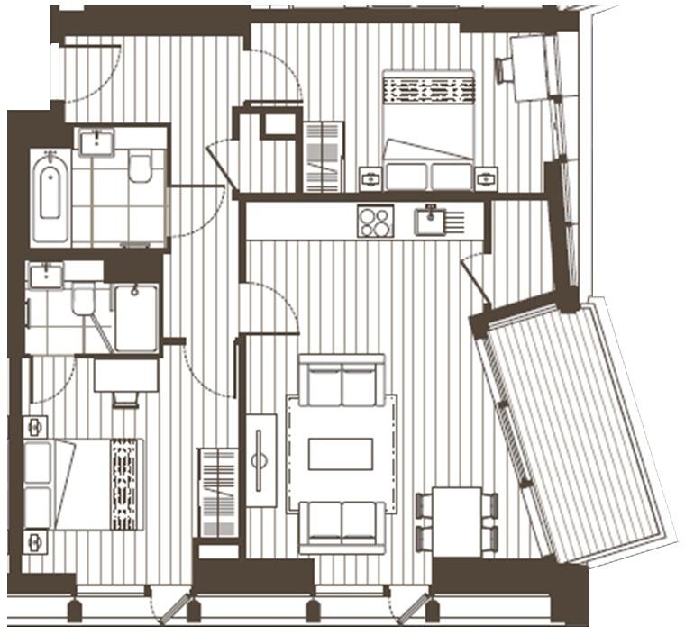 Icon Tower, London, W3 floorplan