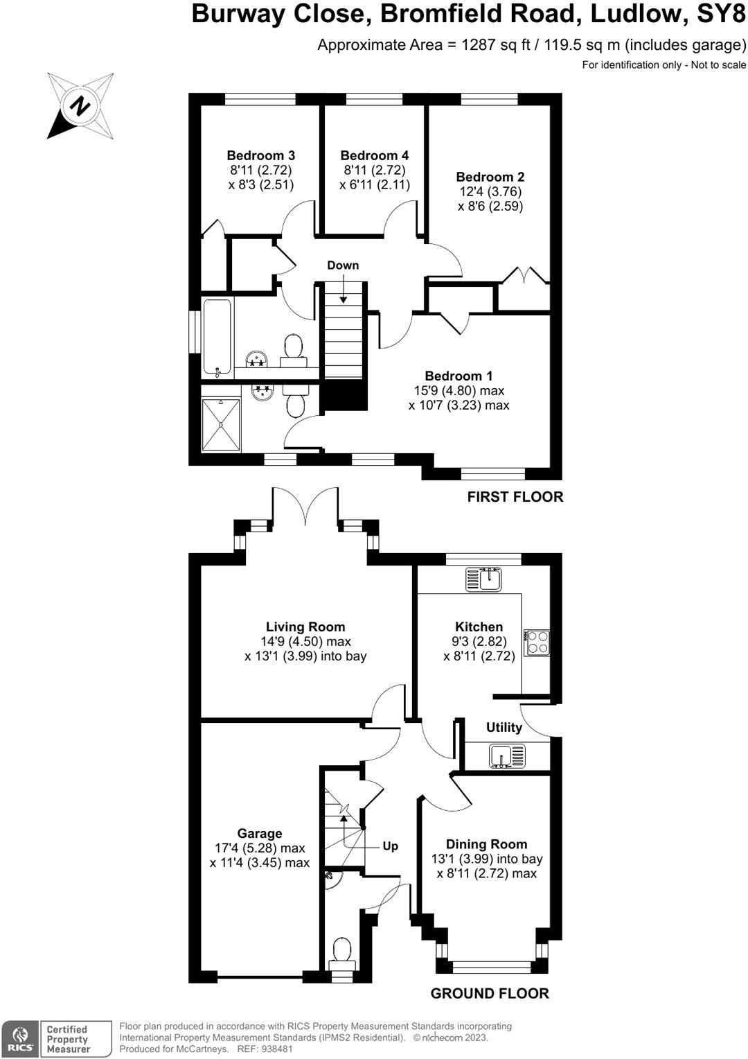Burway Close, Bromfield Road, Ludlow, Shropshire floorplan