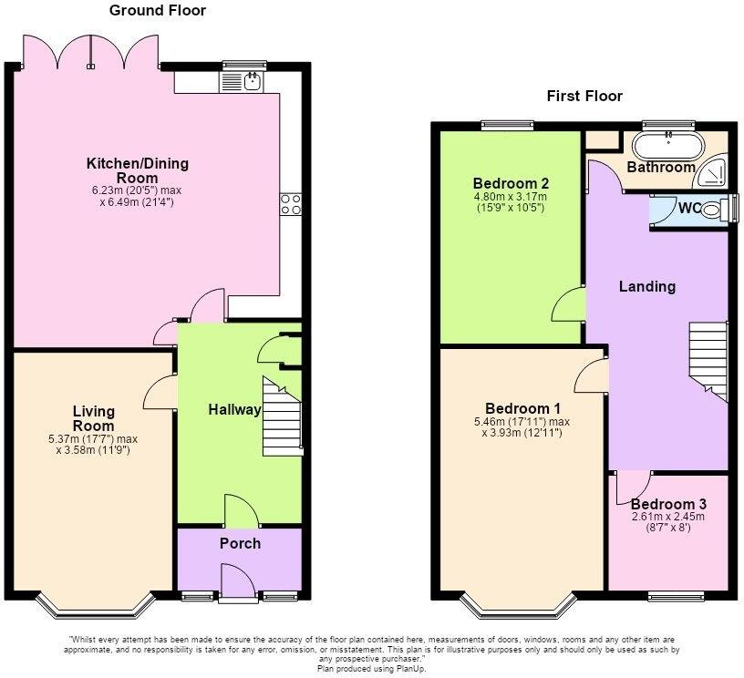 Clive Road, Southport, PR8 4RZ floorplan