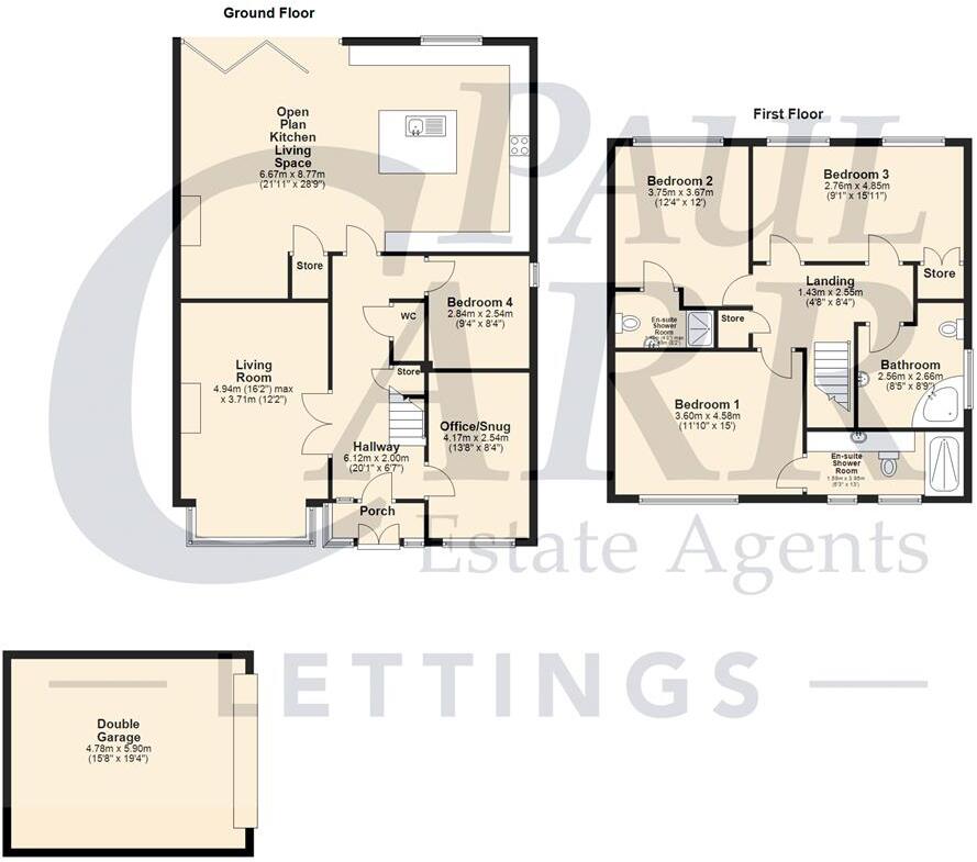 Lower Birches Way, Rugeley, WS15 1GB floorplan