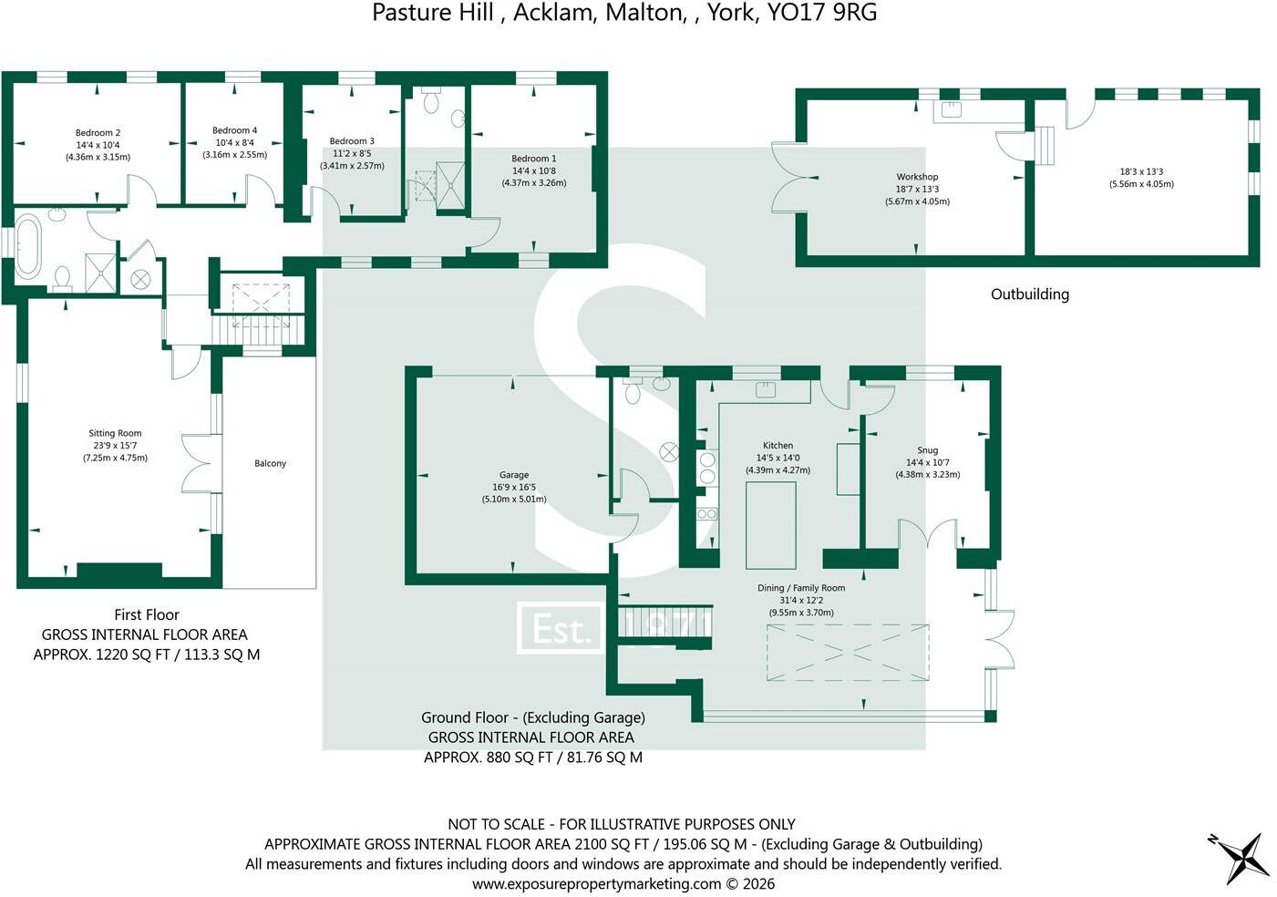 Pasture Hill, Acklam, Malton floorplan