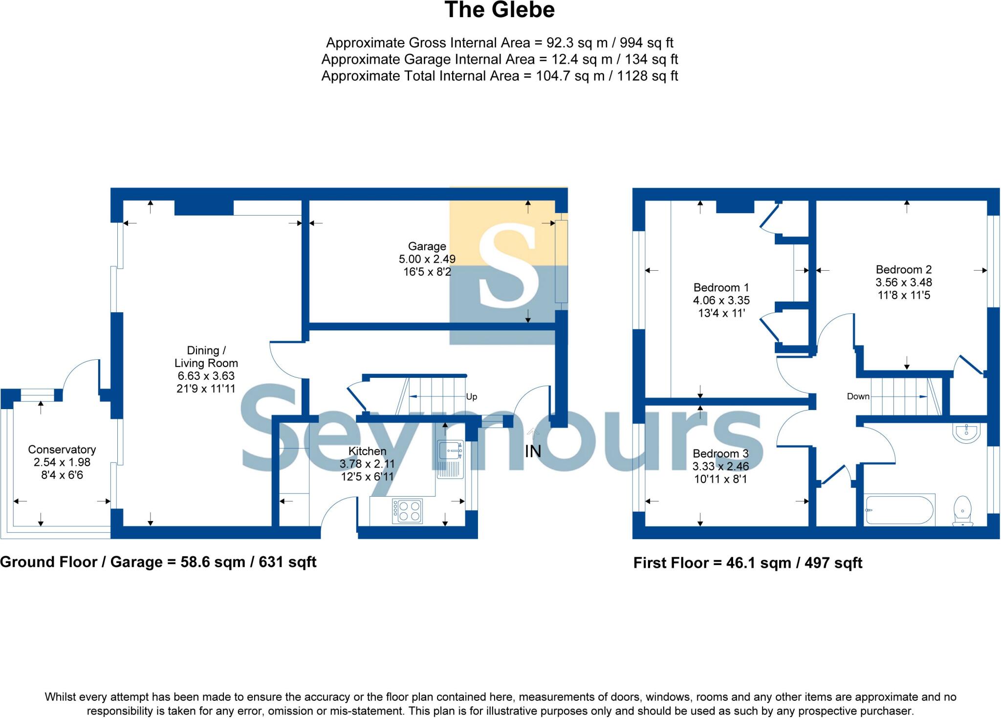 The Glebe, Blackwater floorplan