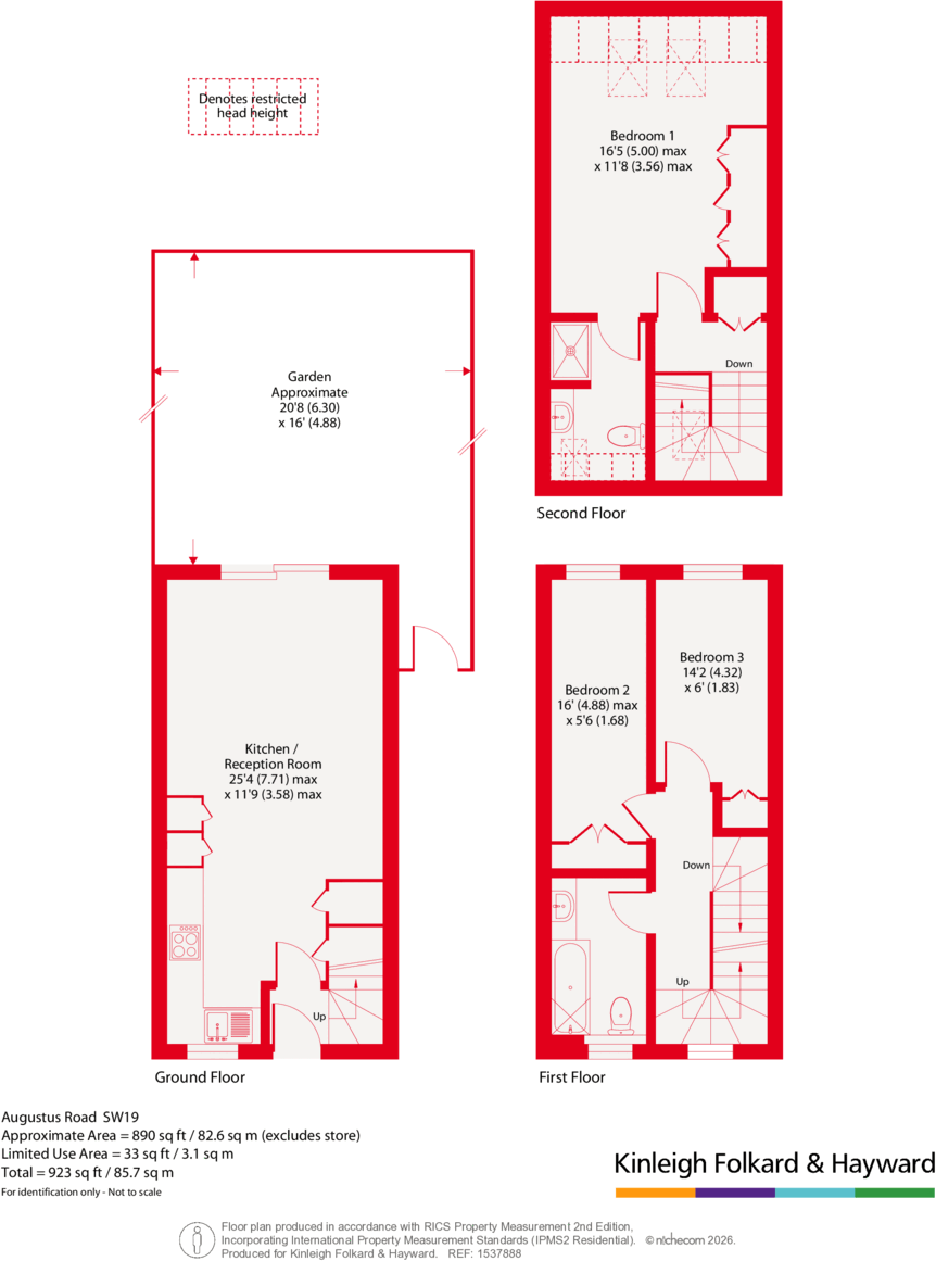 Augustus Road, Southfields, London, SW19 floorplan
