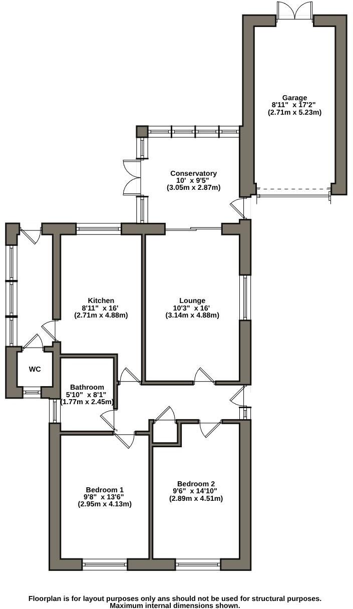 Stones Close, Hogsthorpe, Skegness, PE24 5NZ floorplan