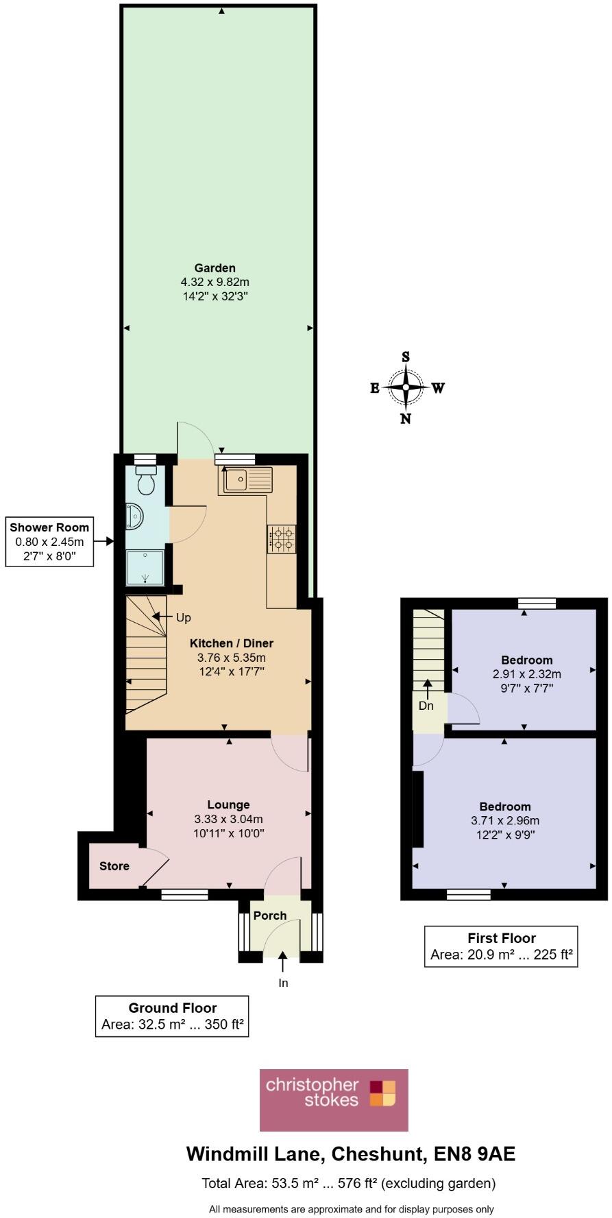 Windmill Lane, Cheshunt, Hertfordshire, EN8 9AE floorplan