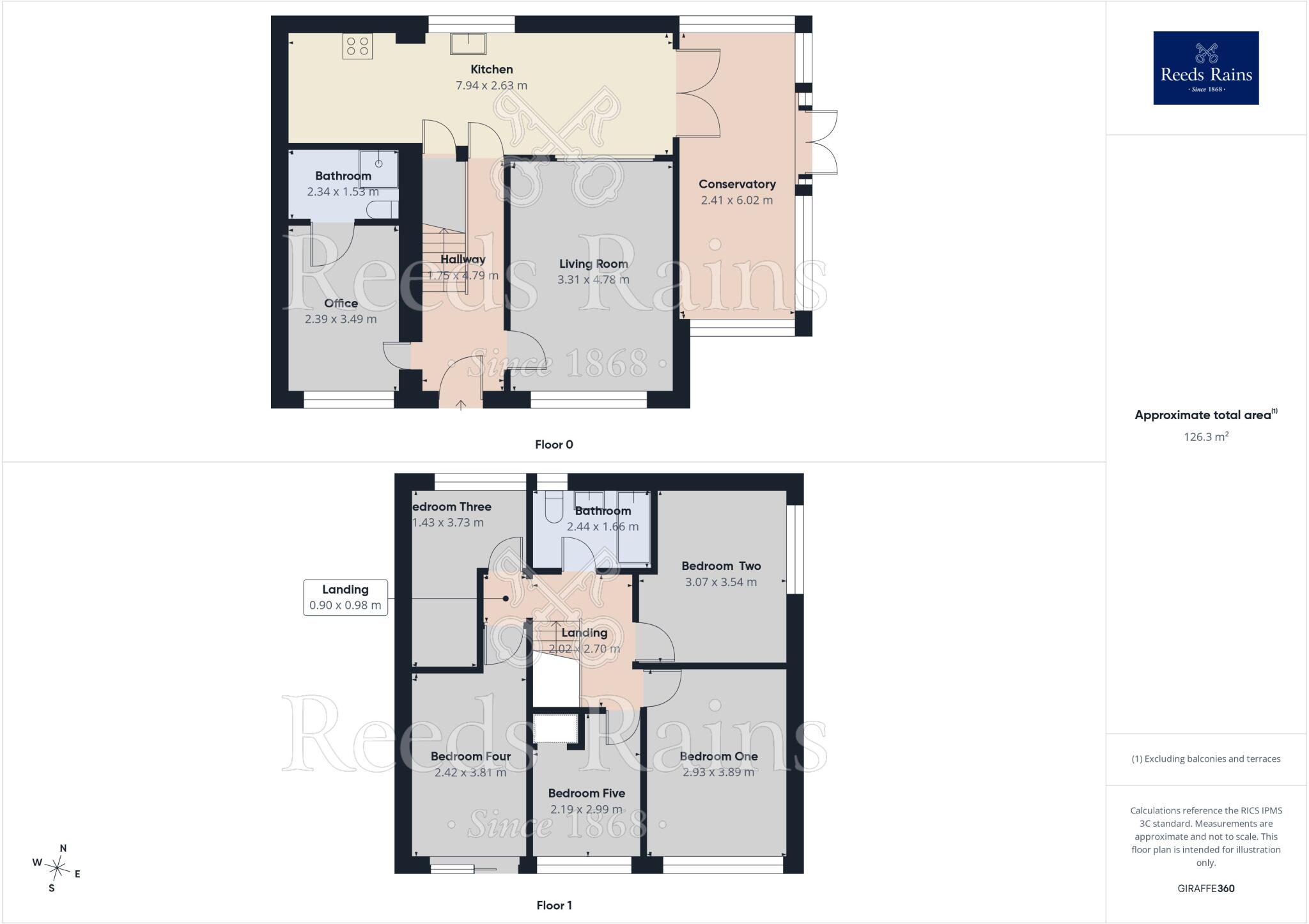 Long Lane, Dalton, Huddersfield, West Yorkshire, HD5 floorplan