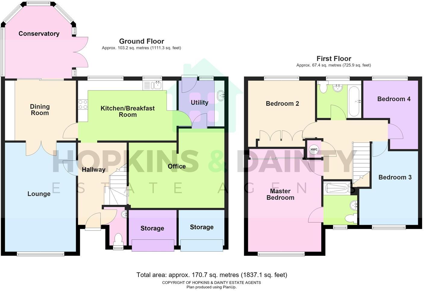 Meadow Gardens, Measham, Swadlincote floorplan