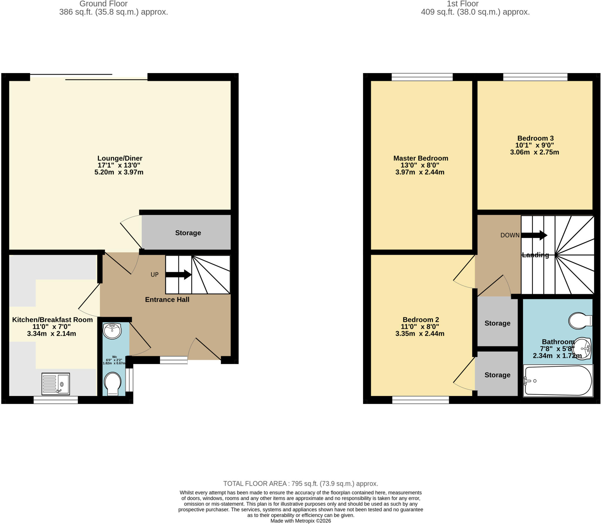 Flamingo Crescent, Weston-super-Mare, Somerset, BS22 floorplan