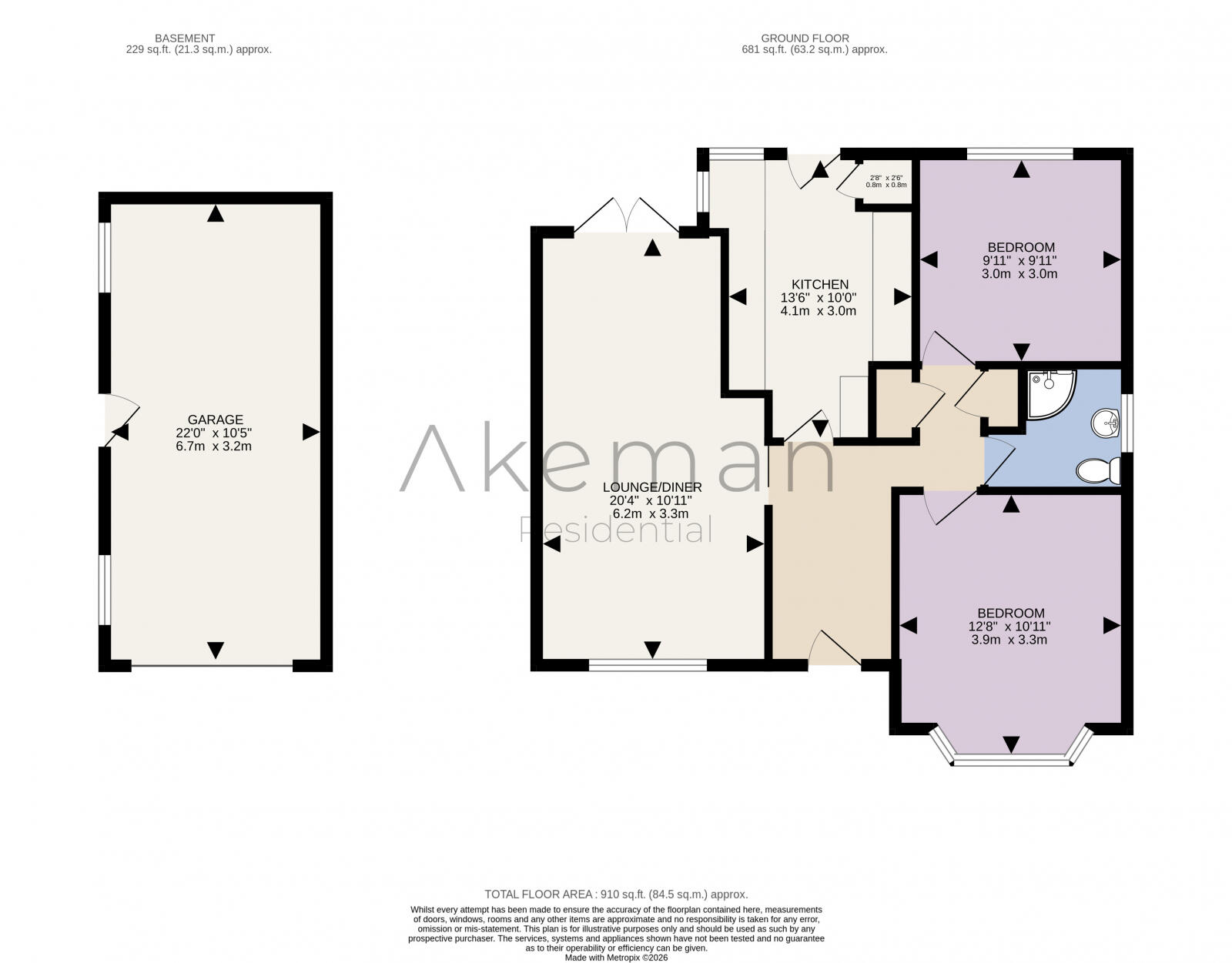 Covert Road, Northchurch, Berkhamsted floorplan