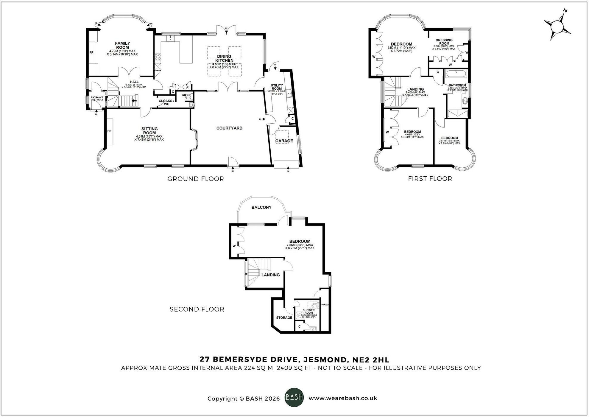 Bemersyde Drive, Jesmond, NE2 floorplan