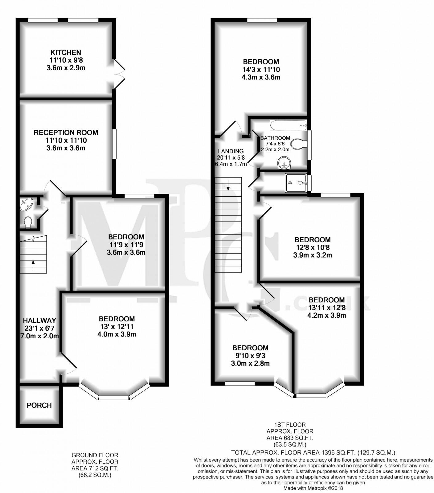 Stanfield Road, Bournemouth, BH9 floorplan