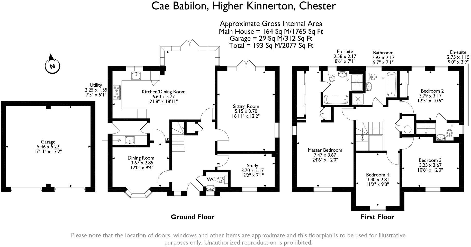 Cae Babilon, Higher Kinnerton, CH4 floorplan