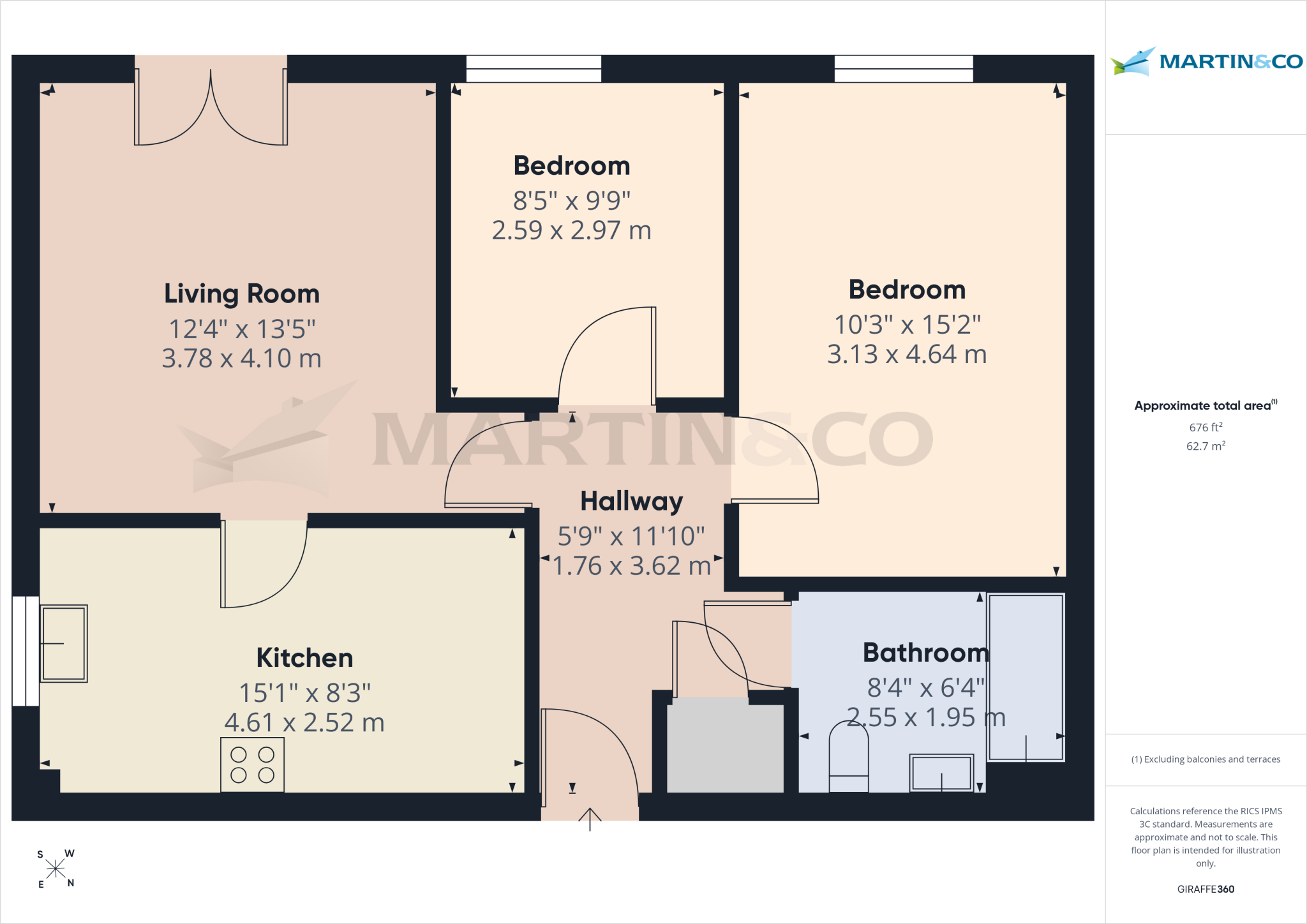 Victoria Mansions, Newton Drive floorplan