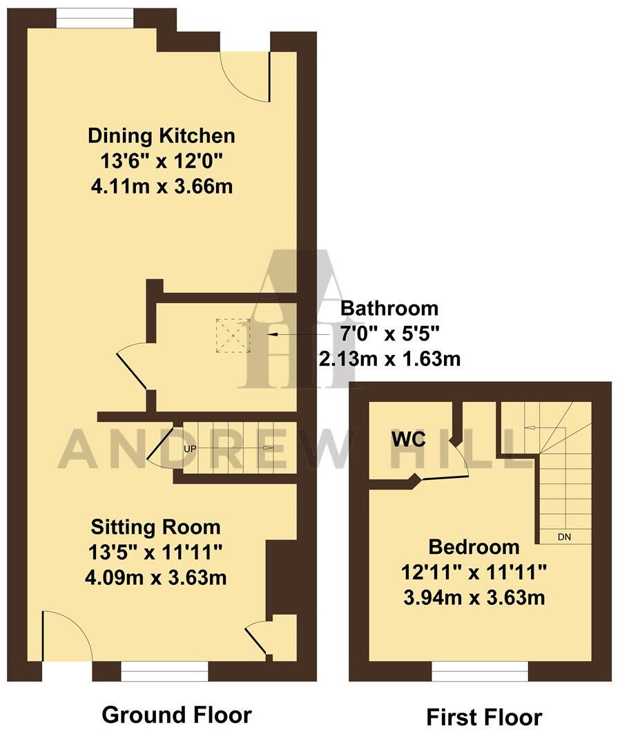 Estate Cottages, Ripley, Harrogate floorplan