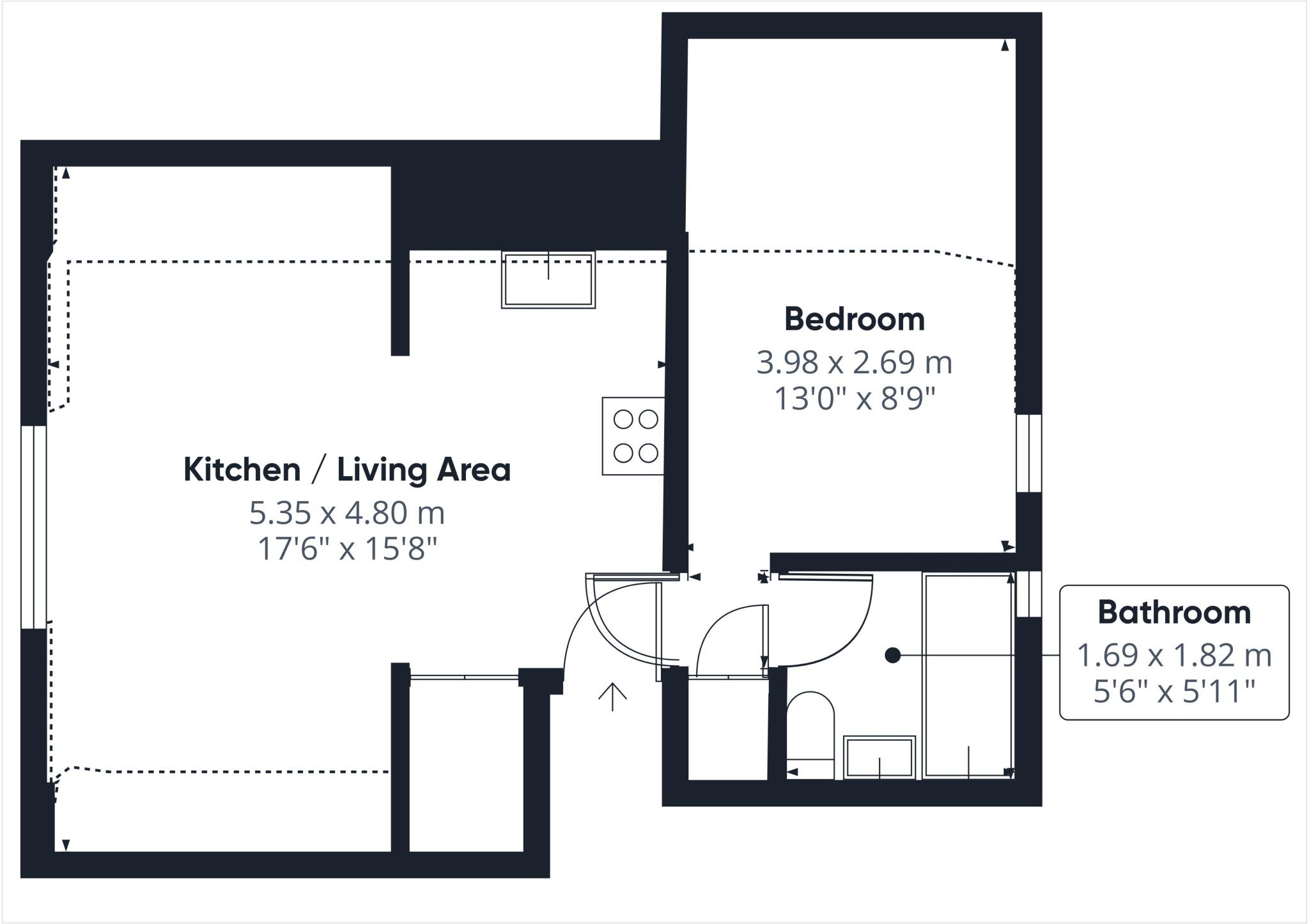 45 Bath Road, Stroud floorplan