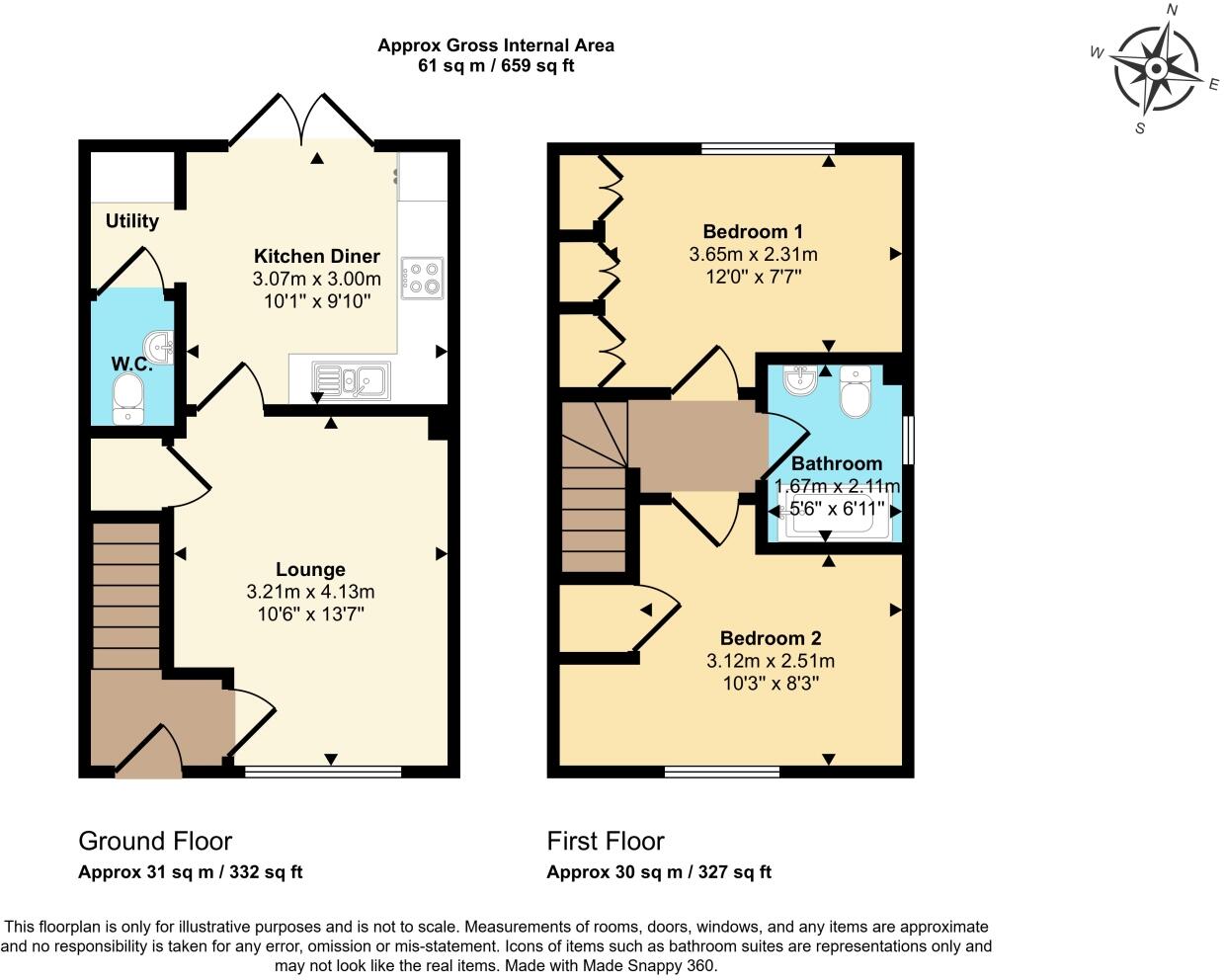43 Millis Road, Brize Norton floorplan