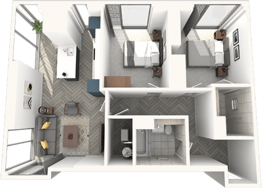 Colliers Yard, Salford floorplan