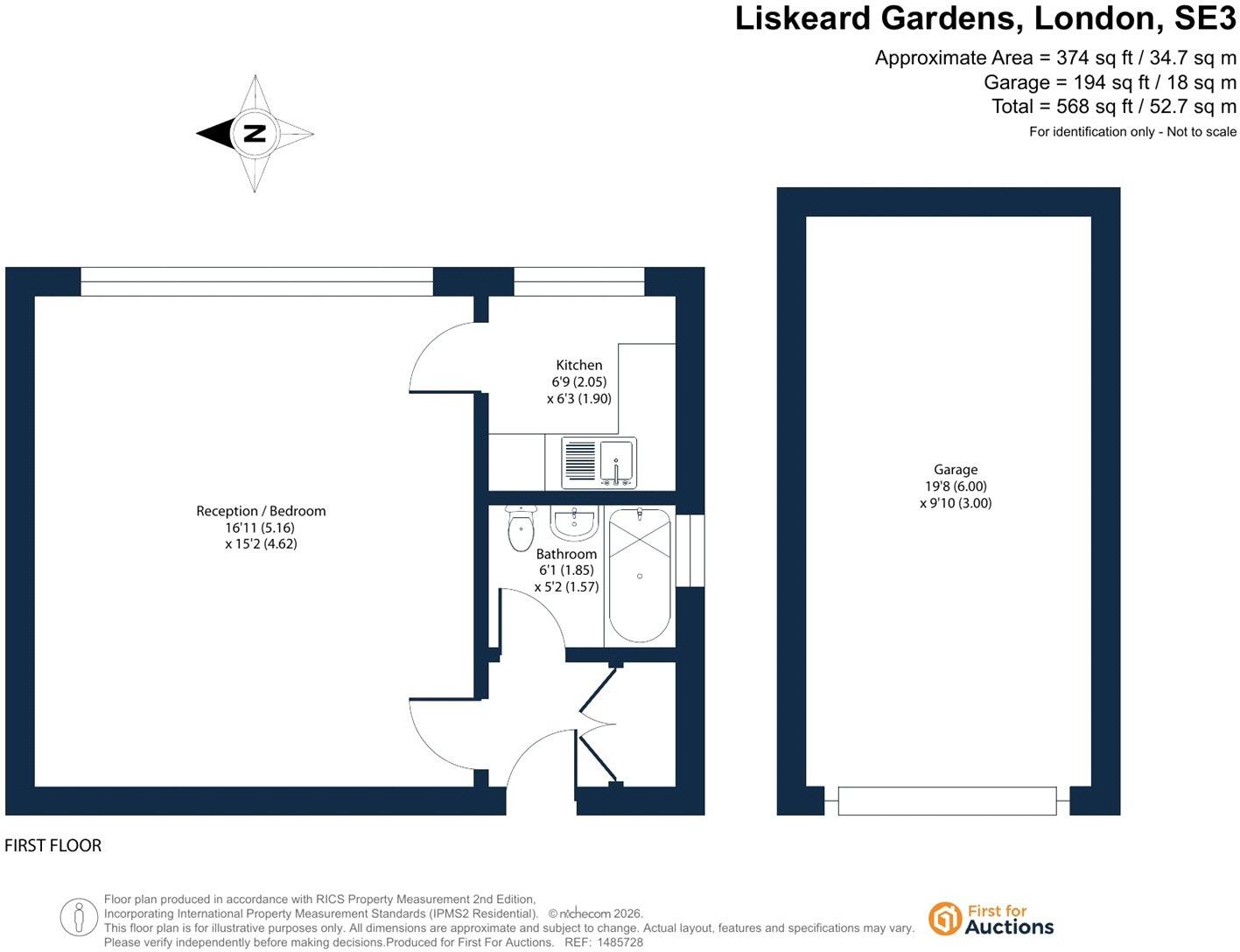 Liskeard Gardens, London floorplan