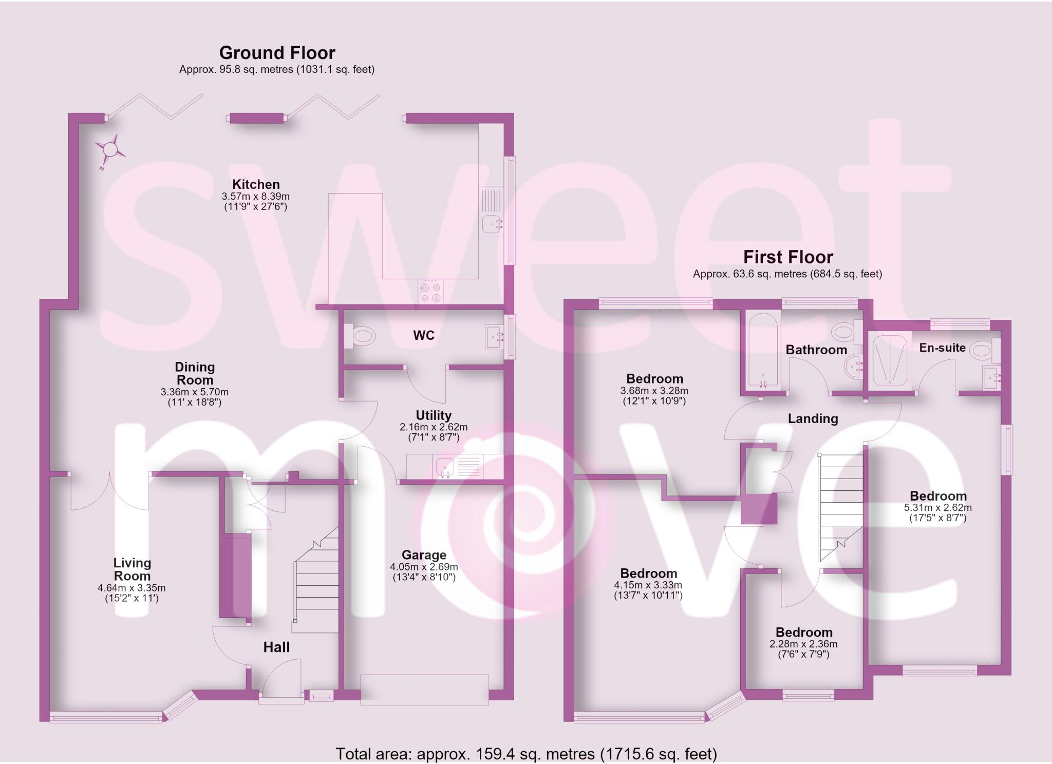 Northfield Close, Pocklington floorplan