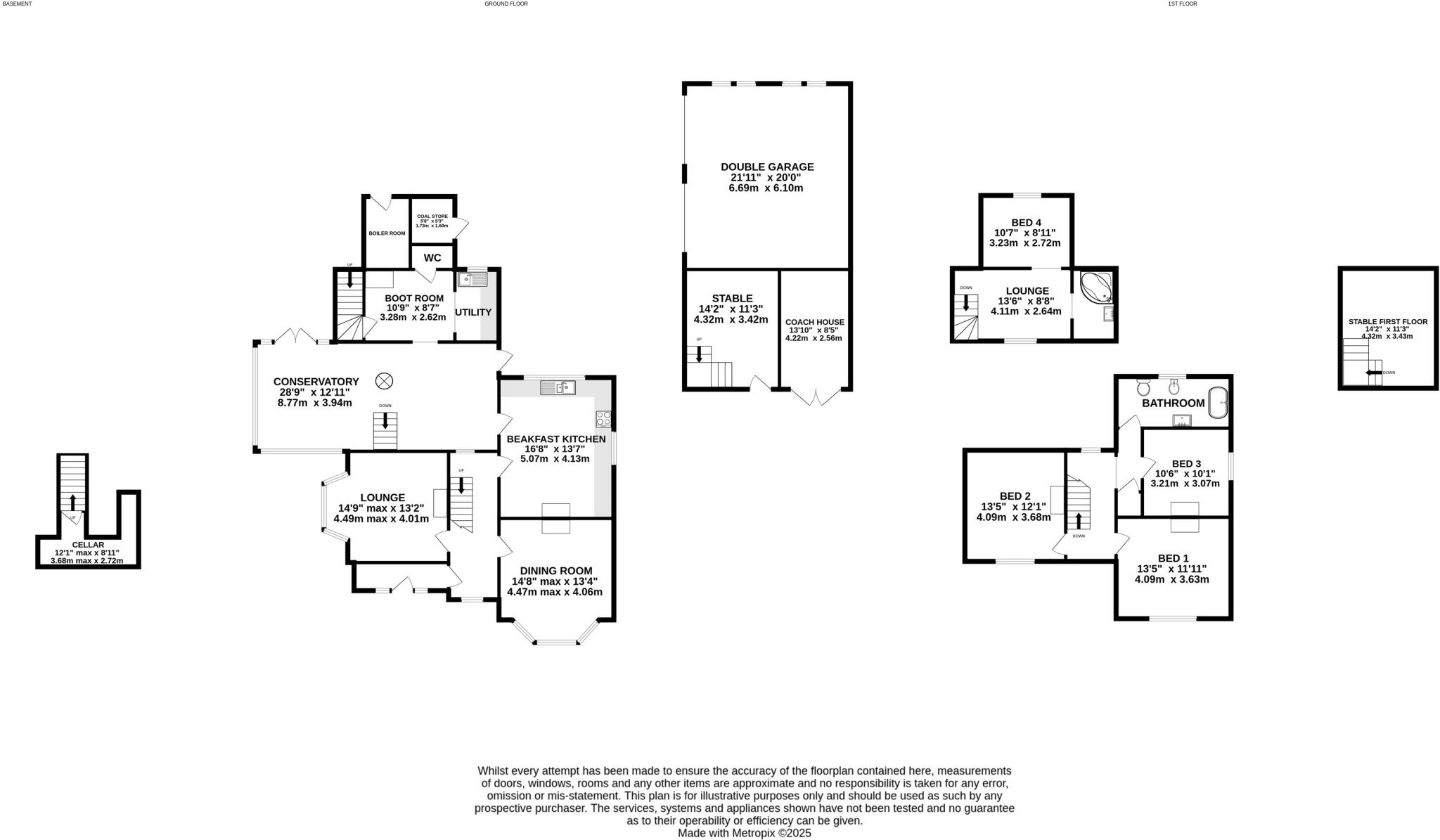 Ivy Cottage, Street Lane, Lower Whitley floorplan