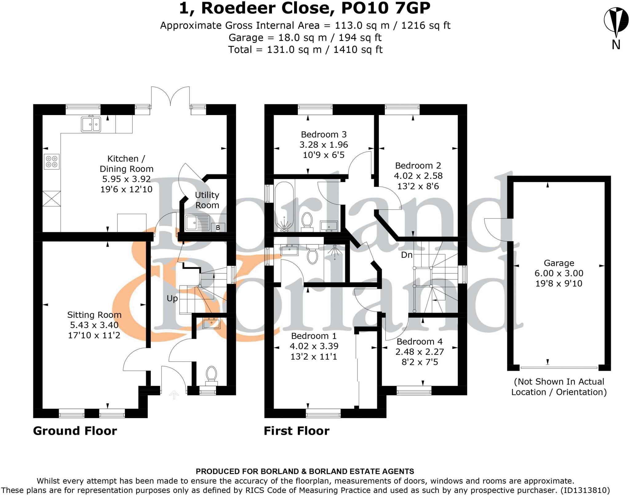 Roedeer Close, Emsworth floorplan