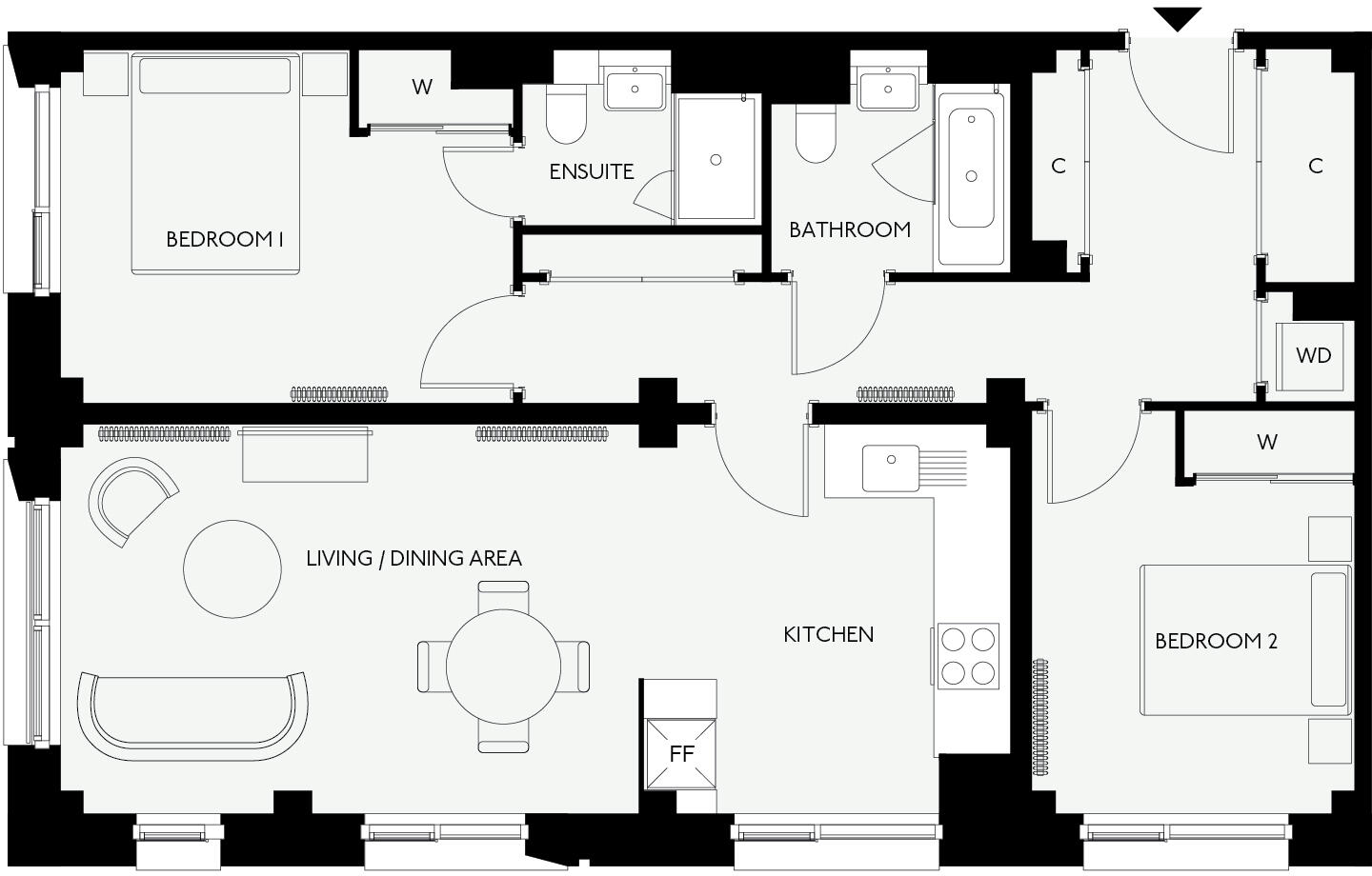 Eades Apartments, Selborne Road, London, E17 7GD floorplan