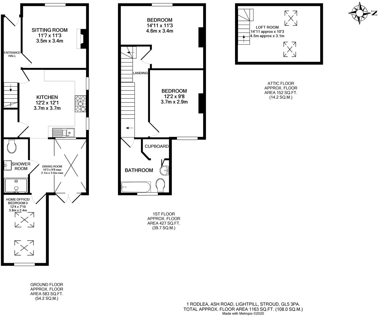 Ash Road, Lightpill, Stroud, GL5 floorplan