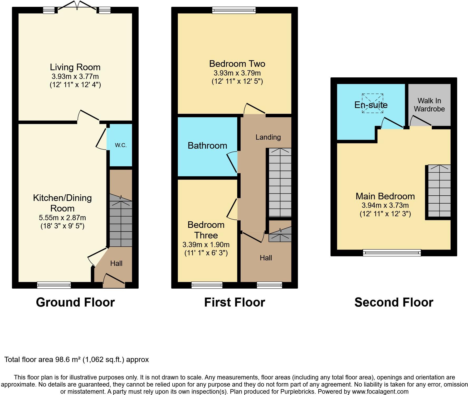 6, Winnow Avenue, Stafford, ST16 floorplan
