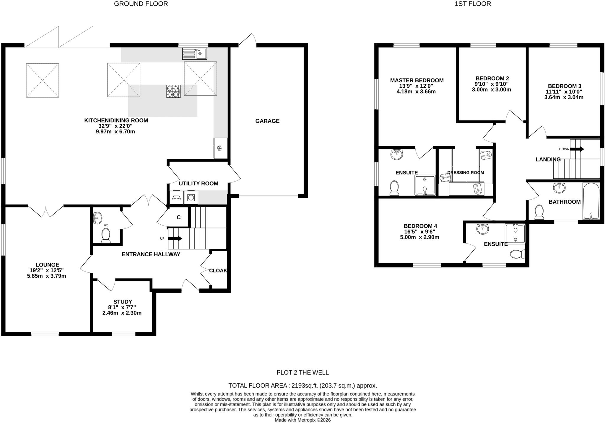 The Well, Pirton Road, Holwell floorplan
