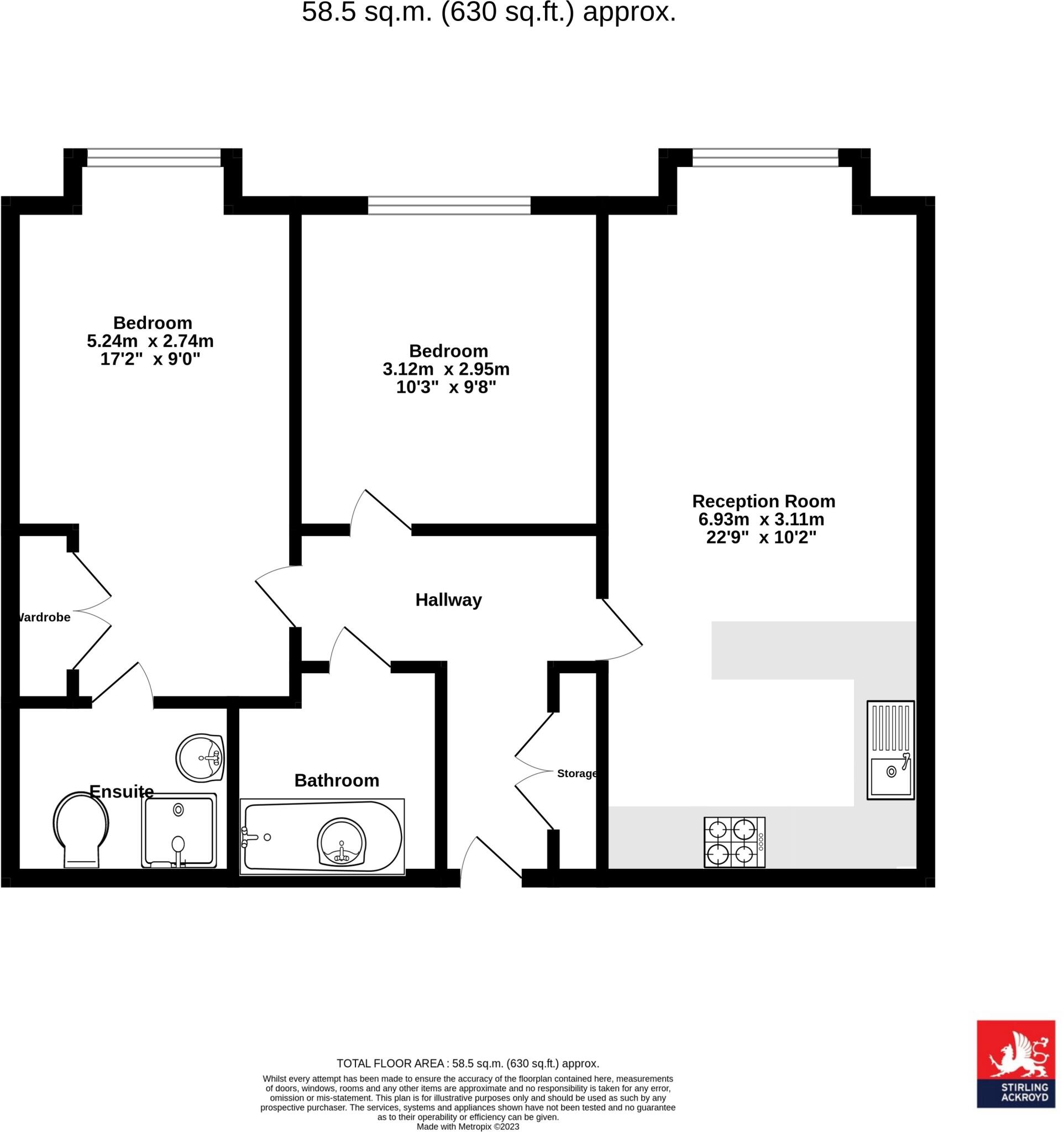 South Park Hill Road, South Croydon, CR2 floorplan