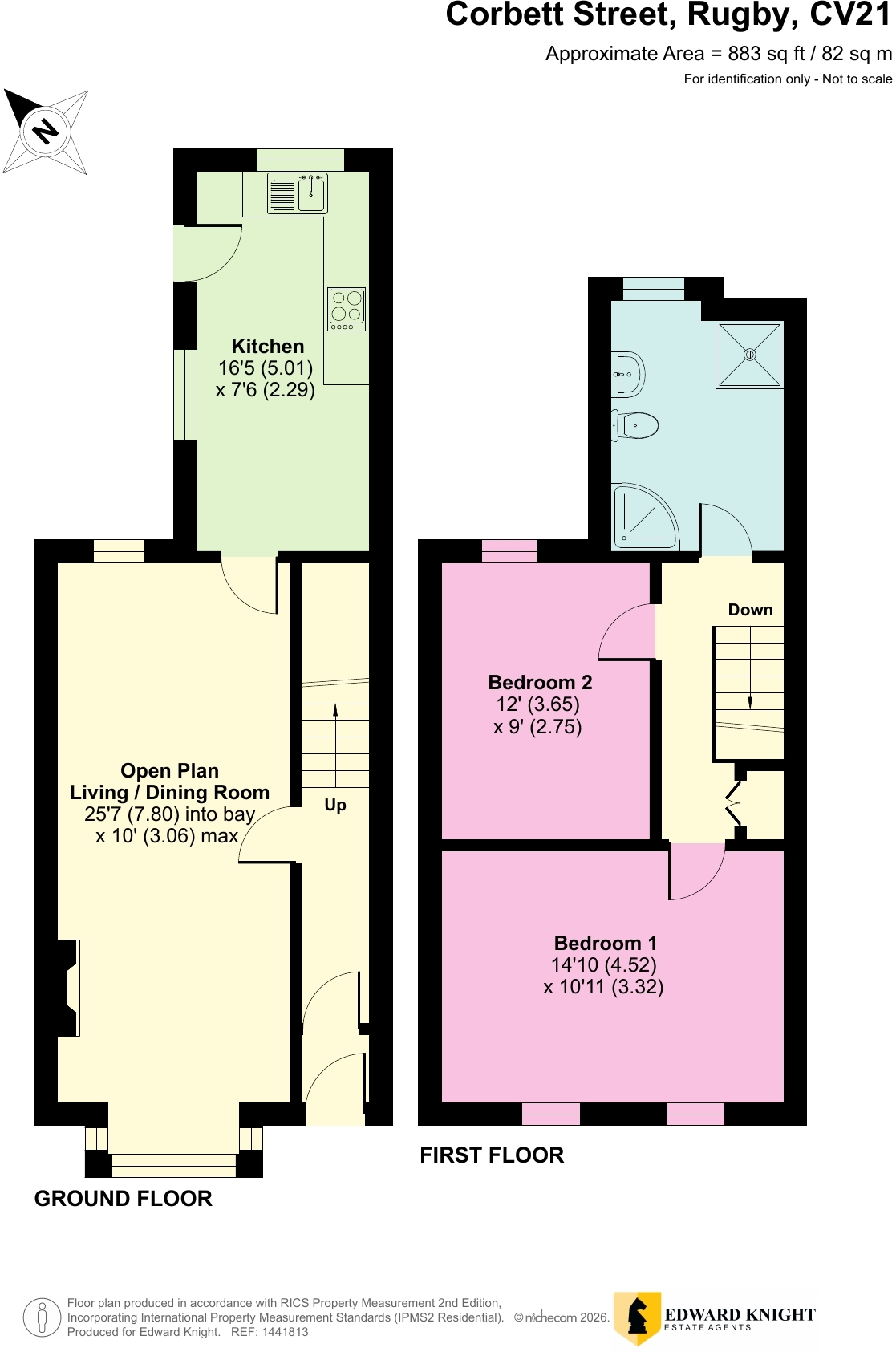 Corbett Street, Rugby, Warks floorplan