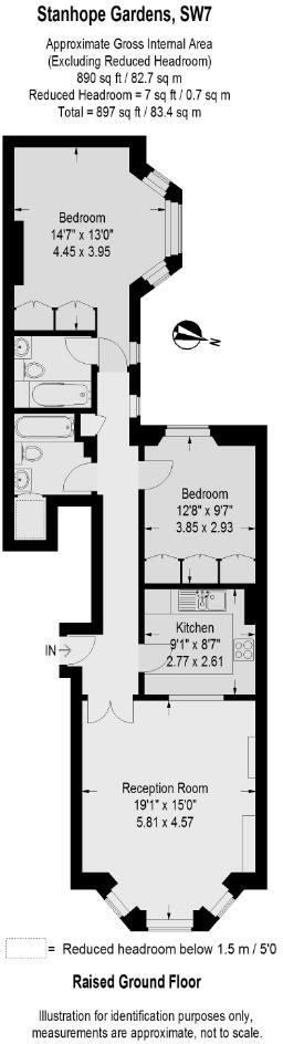 Stanhope Gardens, SW7 floorplan