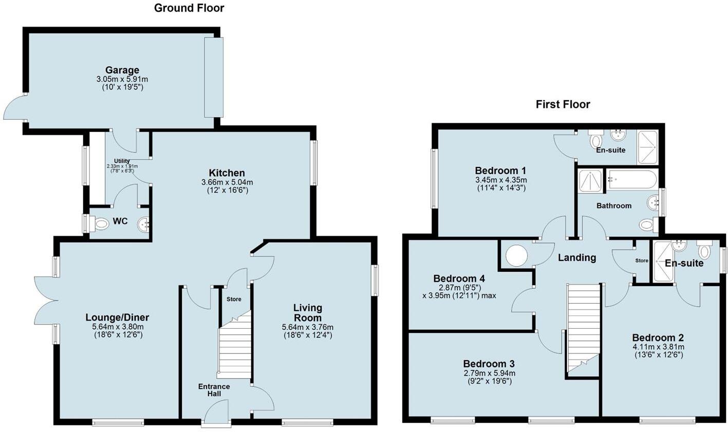 Main Street, Blackfordby, Swadlincote floorplan