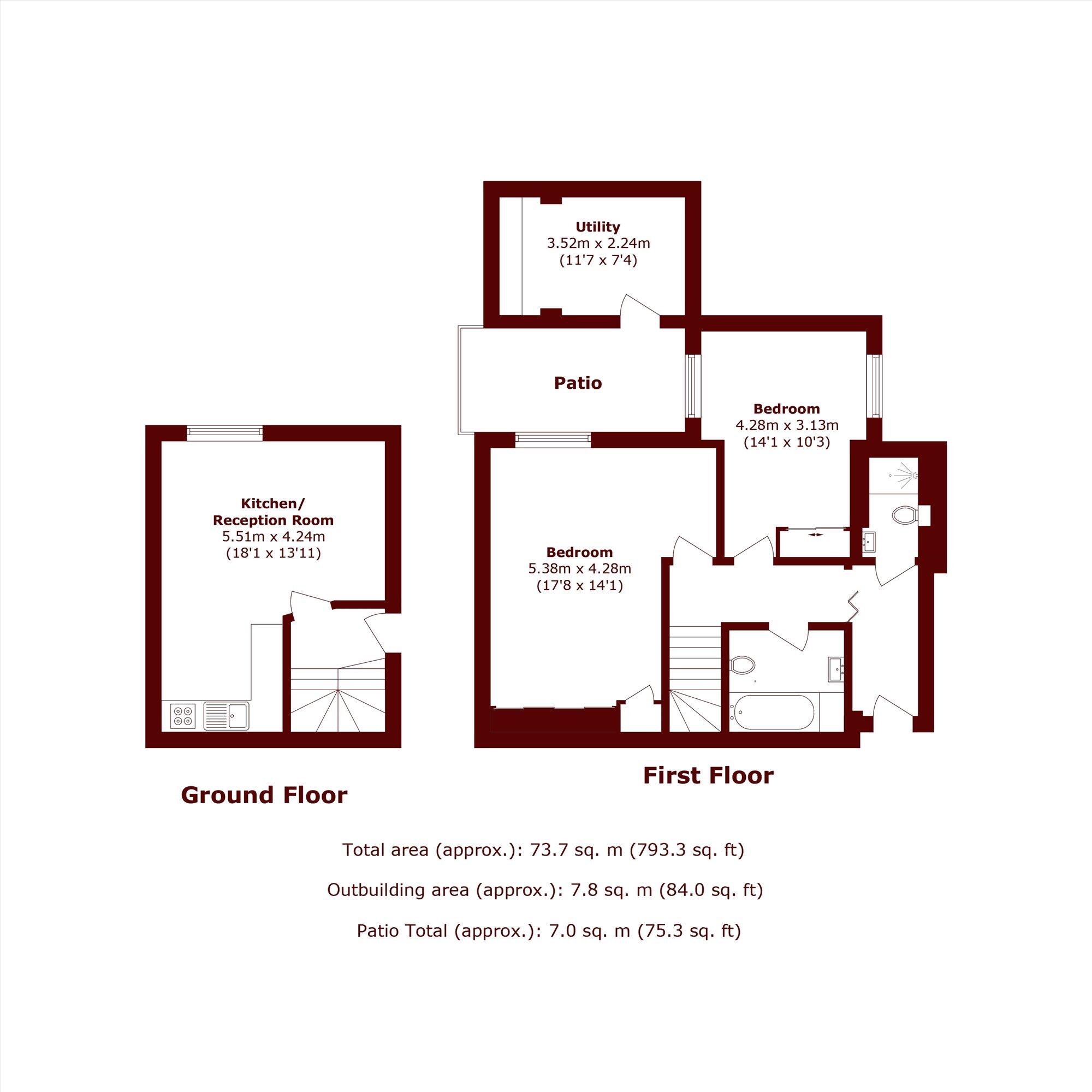 Rutland Gate, South Kensington floorplan