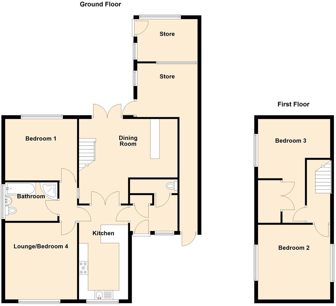 Carlton Close, Danesmoor, Chesterfield, S45 9RP floorplan