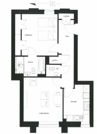 6 Kineton Hall, Lillington Avenue, Leamington Spa, Warwickshire, CV32 floorplan
