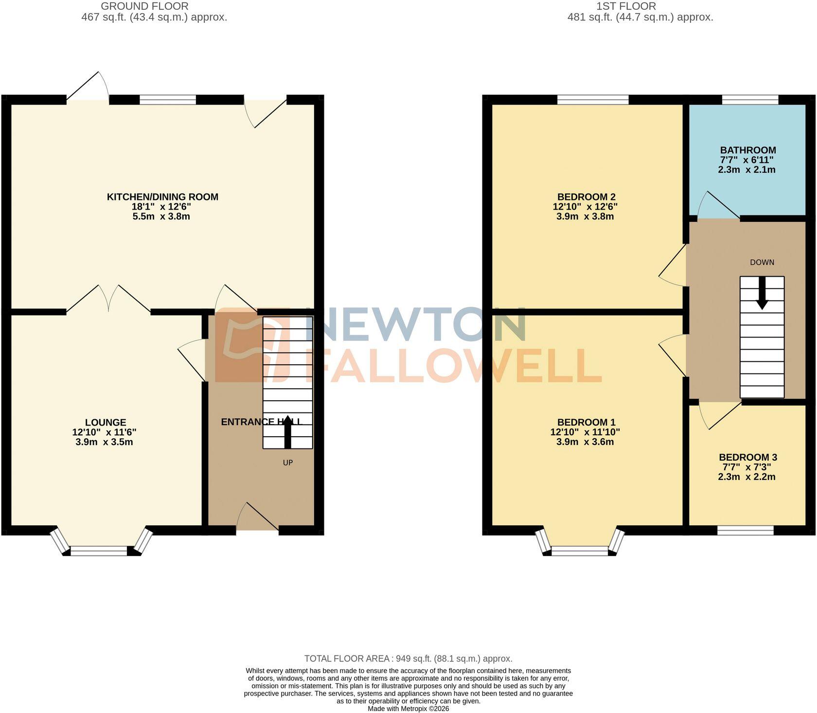 Beatrice Road, Leicester, LE3 floorplan
